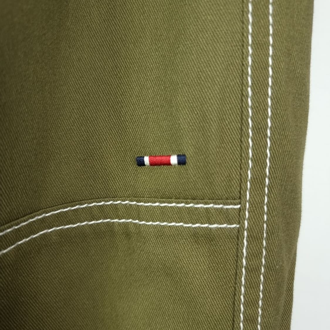 [로맨틱크라운] 벌룬핏 스티치 스트랩 팬츠 올리브 카키 M20130 상품이미지7