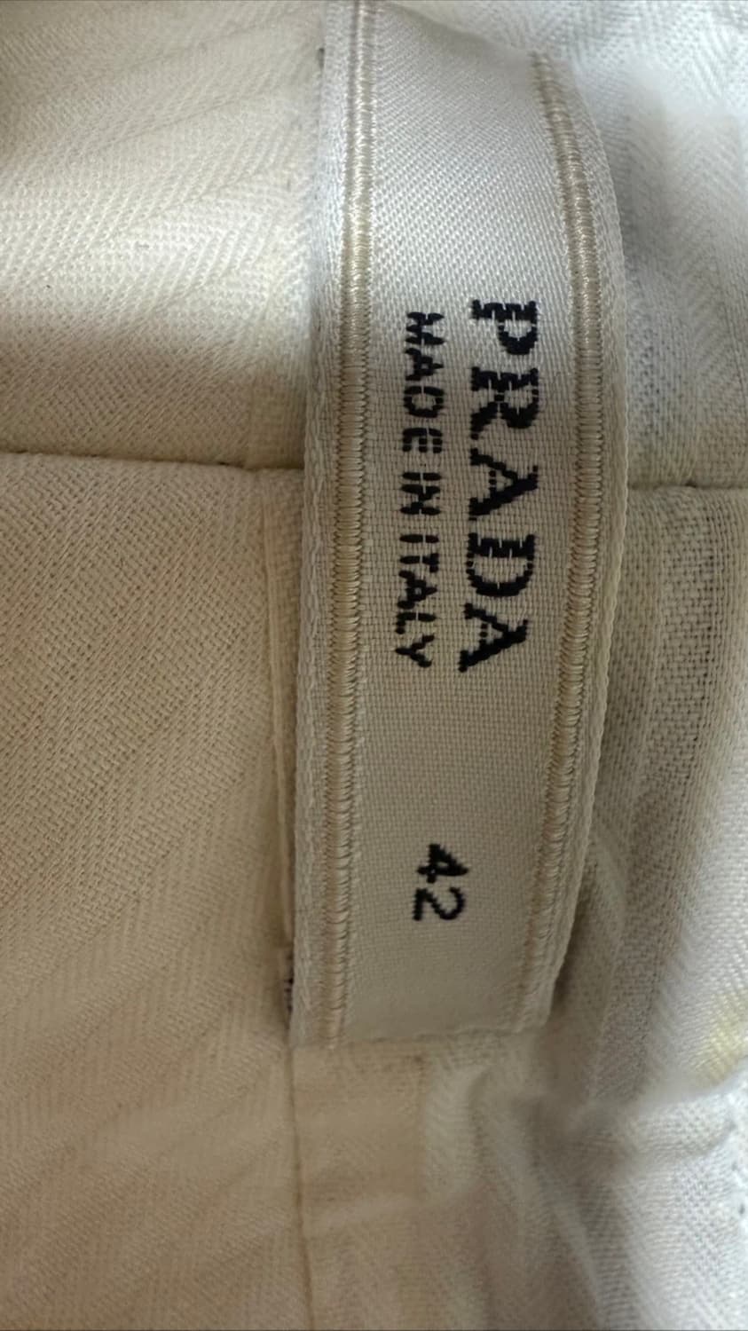 프라다 정품 네이비 본딩 트라우저 42 상품이미지2