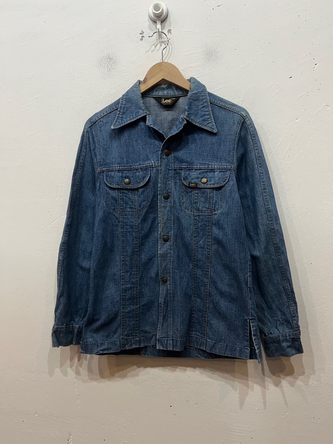 70s Lee 데님 셔츠 자켓 Made in USA 상품이미지1