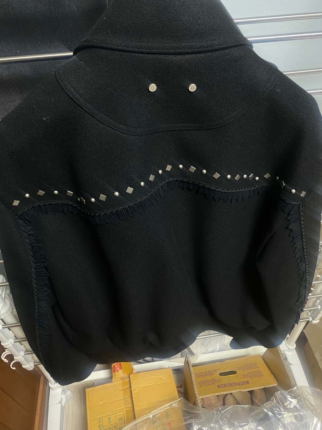 앤더슨벨 안드레스 울 웨스턴 블루종 자켓 상품이미지2