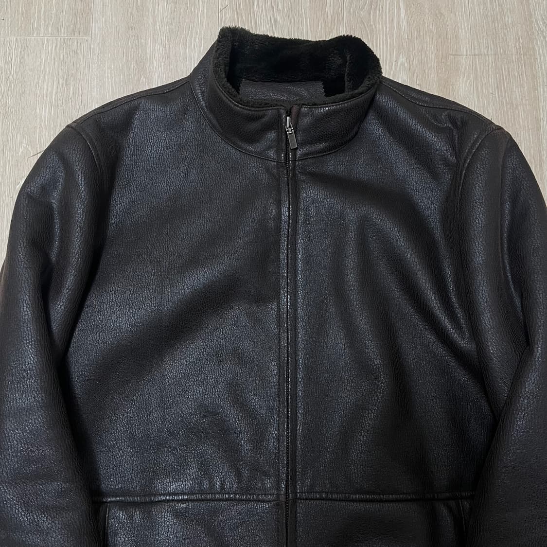 JOFF 조프 남성 천연 양가죽 퍼안감 가죽자켓 L/100  상품이미지2