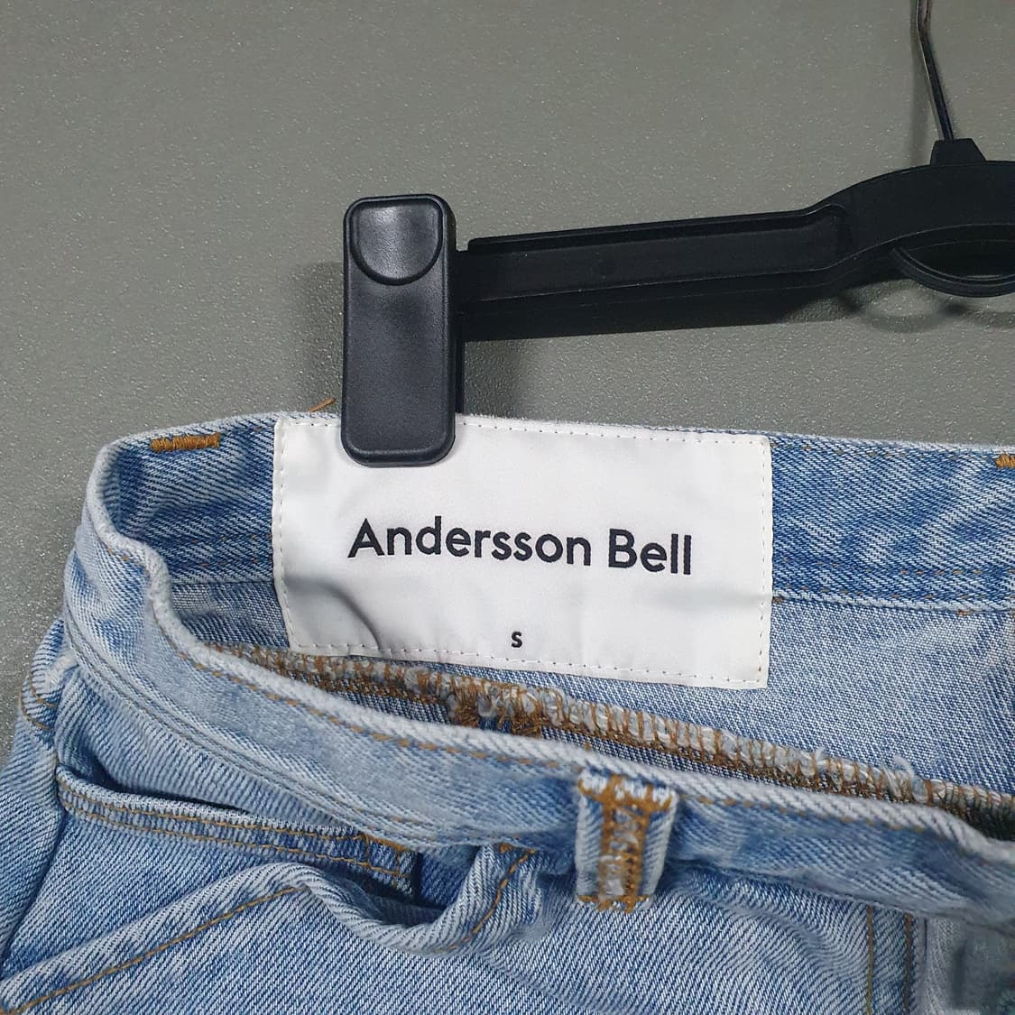 앤더슨벨 신형 패치워크 데님 쇼츠 하프팬츠 청바지 (30-31인치) 상품이미지5