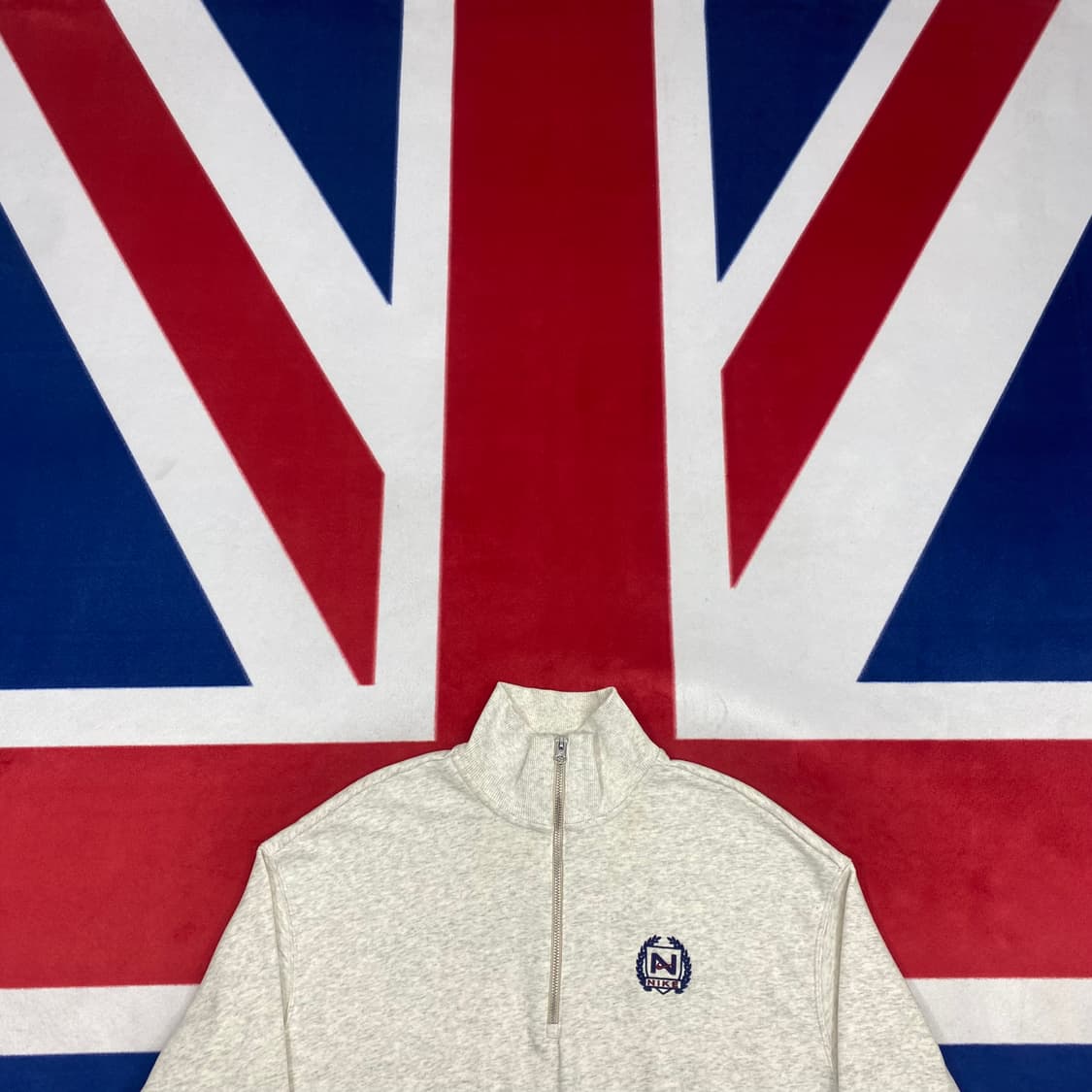 나이키 크롭 반집업 맨투맨 여성XL  상품이미지2