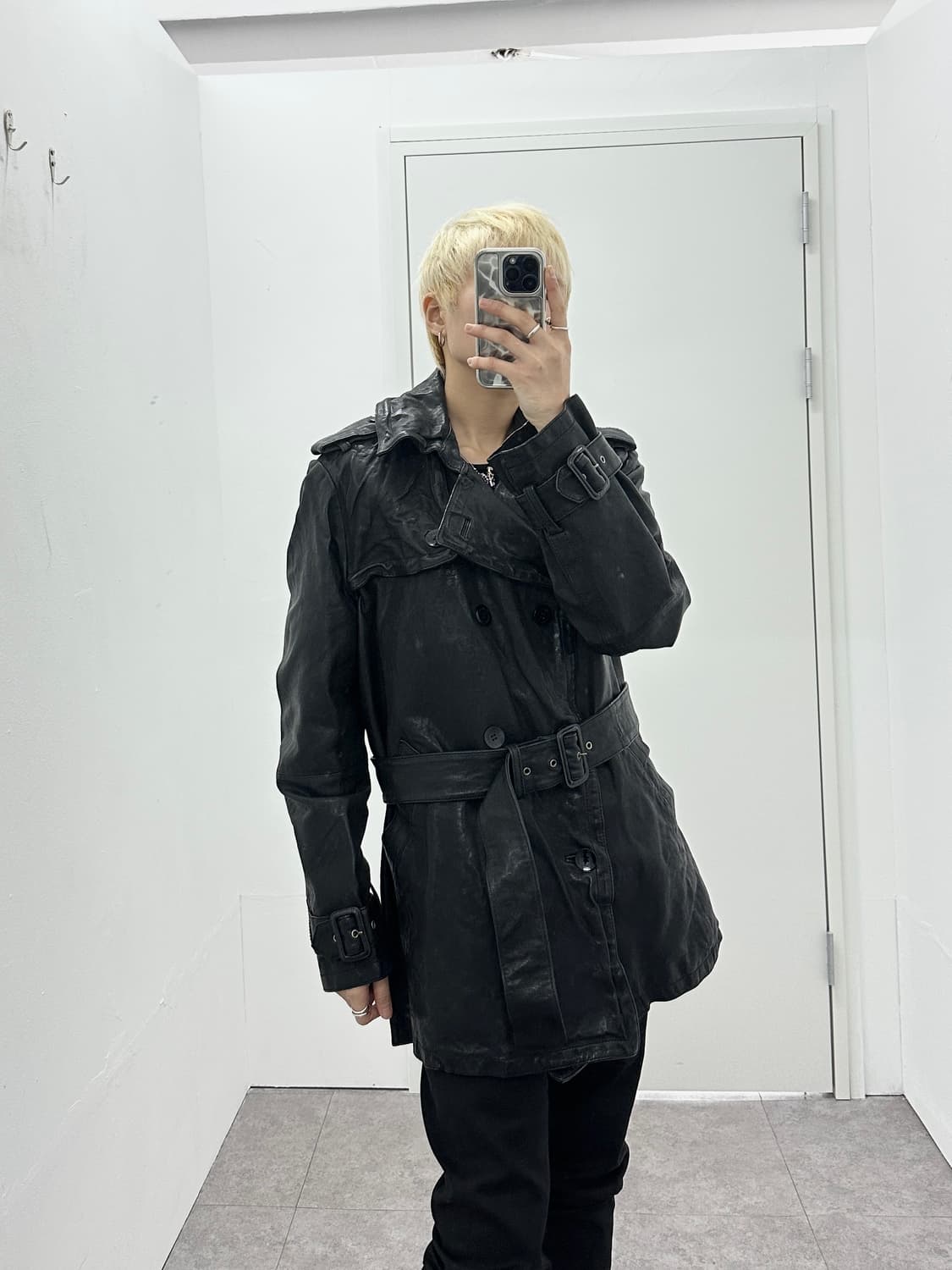 SHEEPSKIN coating leather coat 상품이미지4