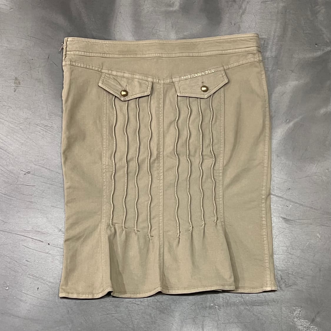 블루몬타나 디테일 미디 스커트 y16449 상품이미지2