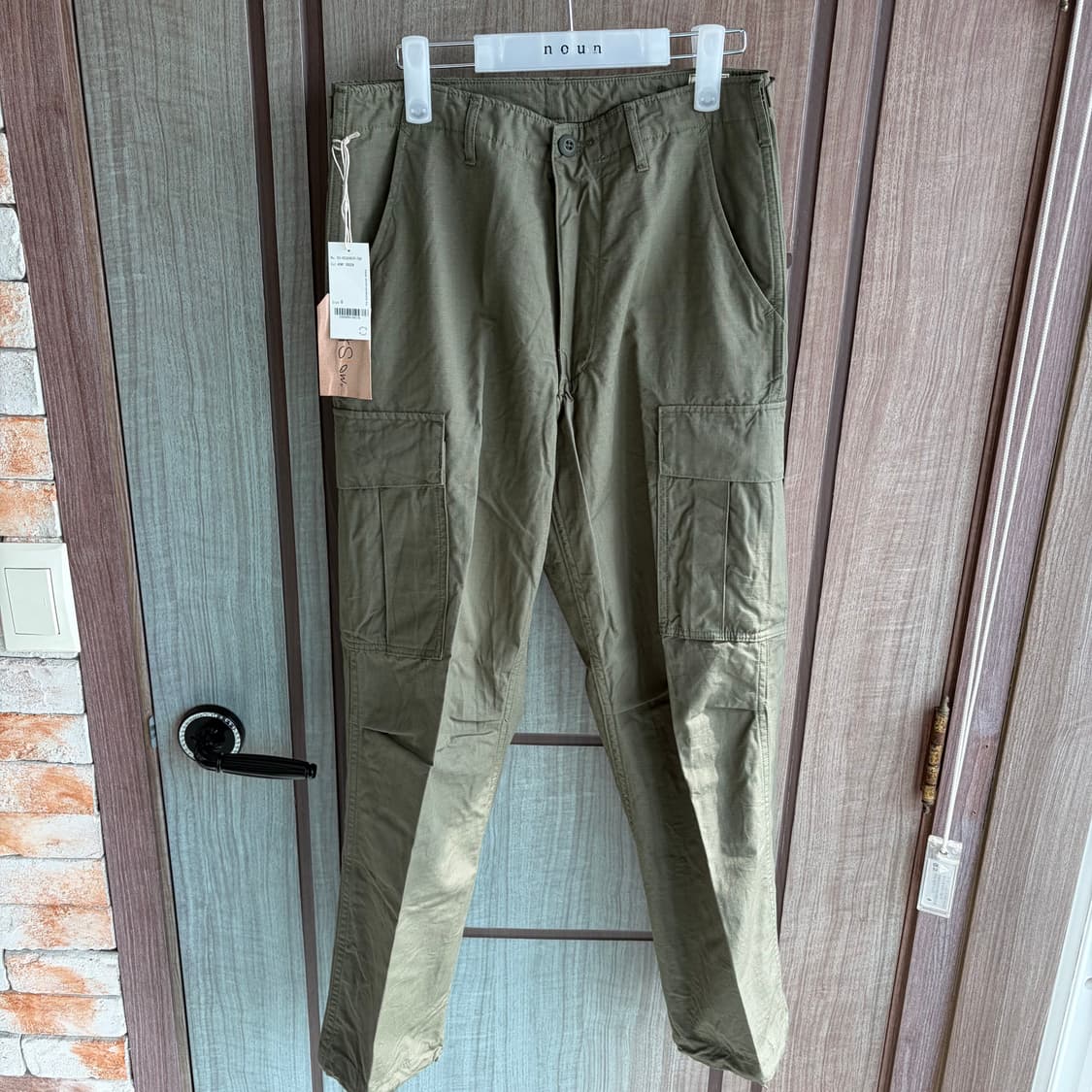 [새상품]오어슬로우 빈티지핏 6포켓 카고팬츠 아미그린 상품이미지1