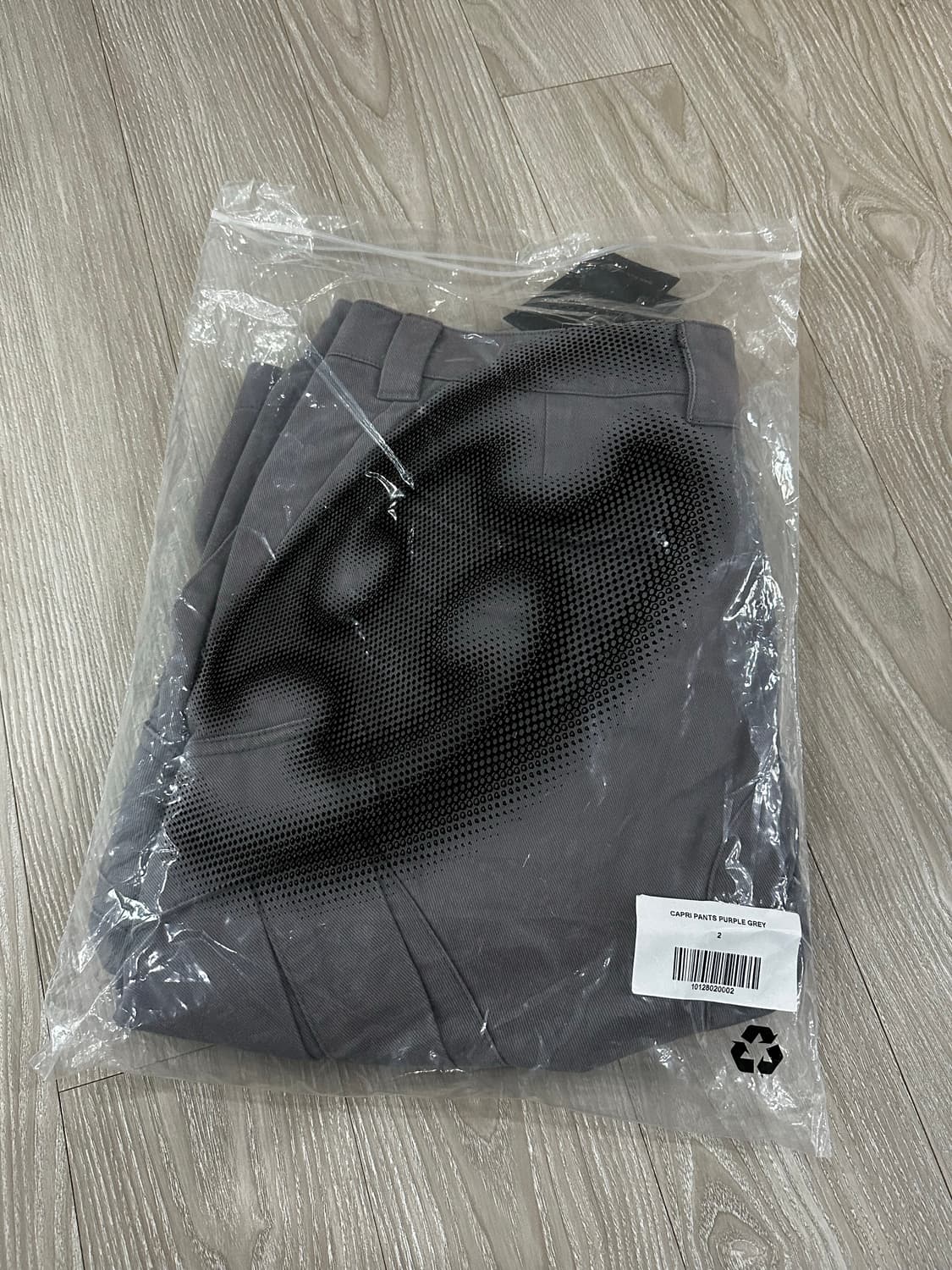 산산기어 카프리팬츠 퍼플 그레이 2 (새) 상품이미지1