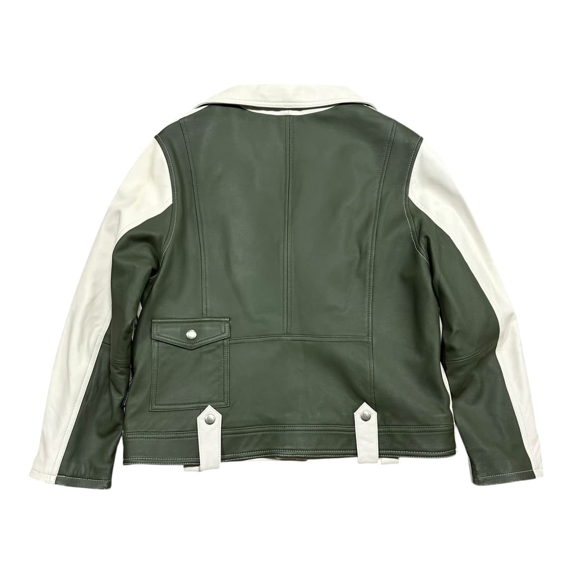 ✨ (바배) 로맨틱크라운 LAMB SKIN 라이더 가죽 자켓  상품이미지2