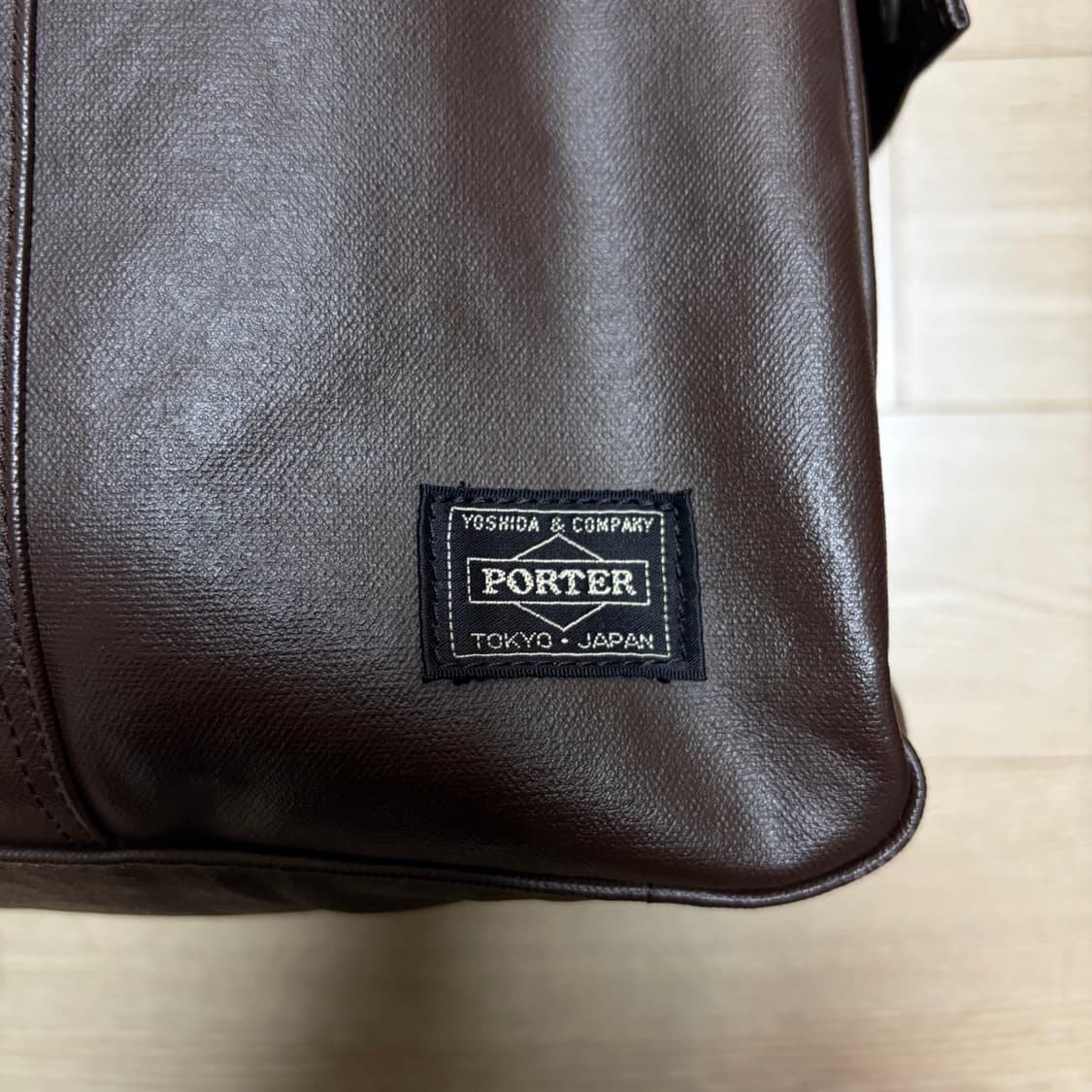요시다포터 porter 프리스타일 보스턴백 브라운 (미사용에 가까움) 상품이미지6