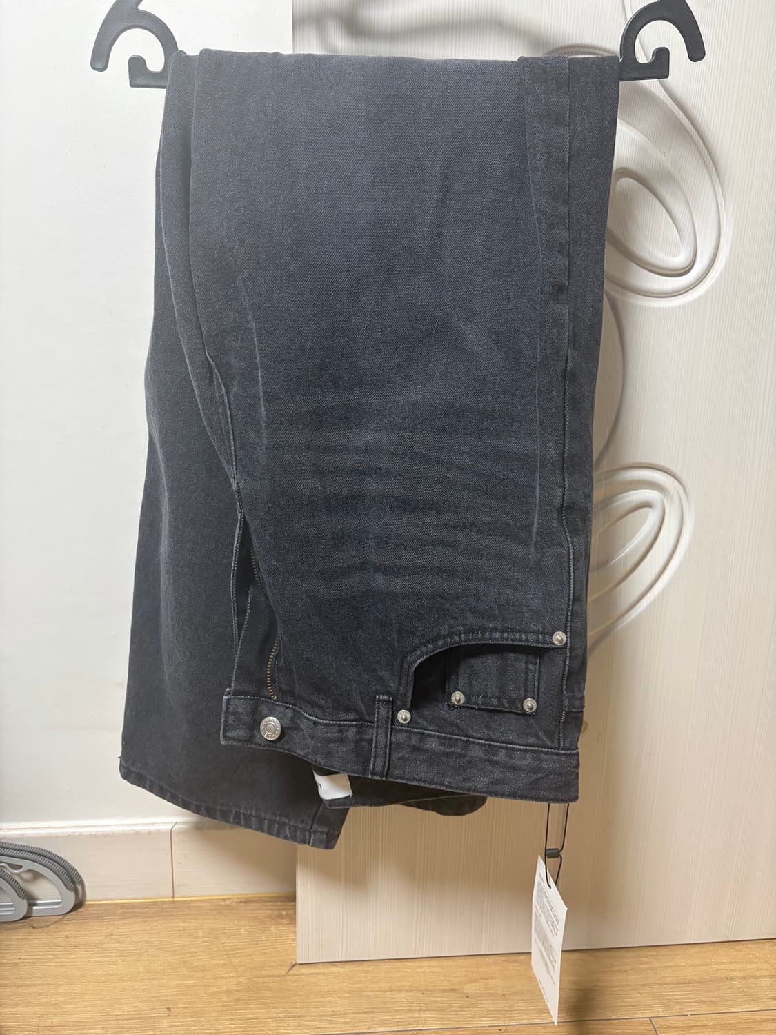 Andy Twill Balloon Cargo Pants Black 0 상품이미지4