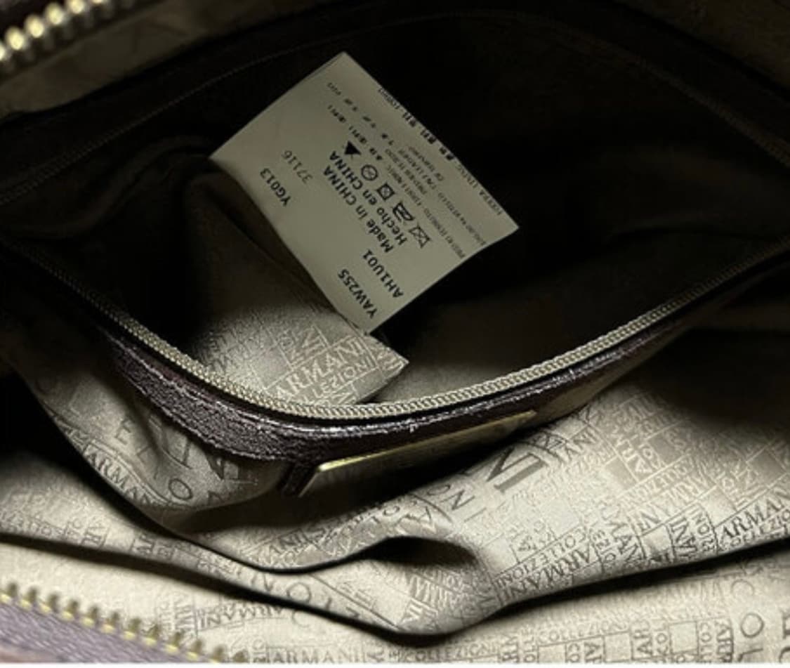 Armani Collezione 스웨이드 프린지 숄더백 소가죽 상품이미지8