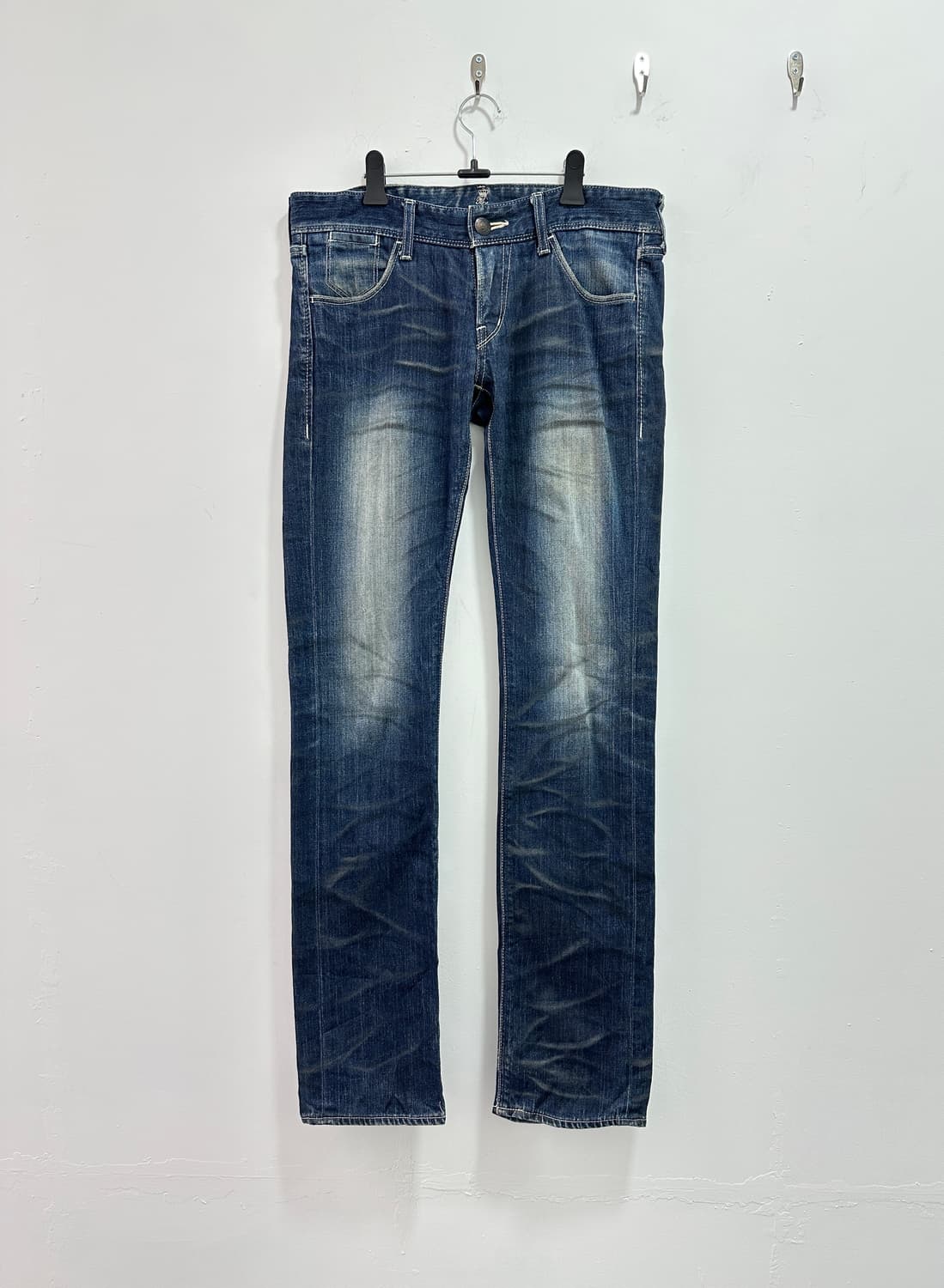 Murder License black fade lines denim je 상품이미지3