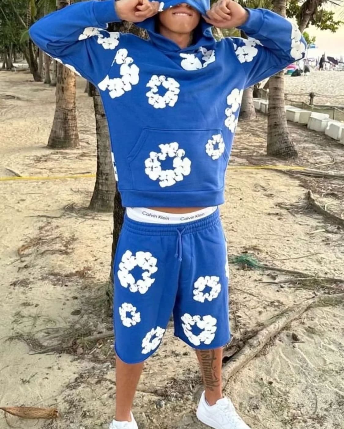 데님티어스 반바지 블루 급처 상품이미지8