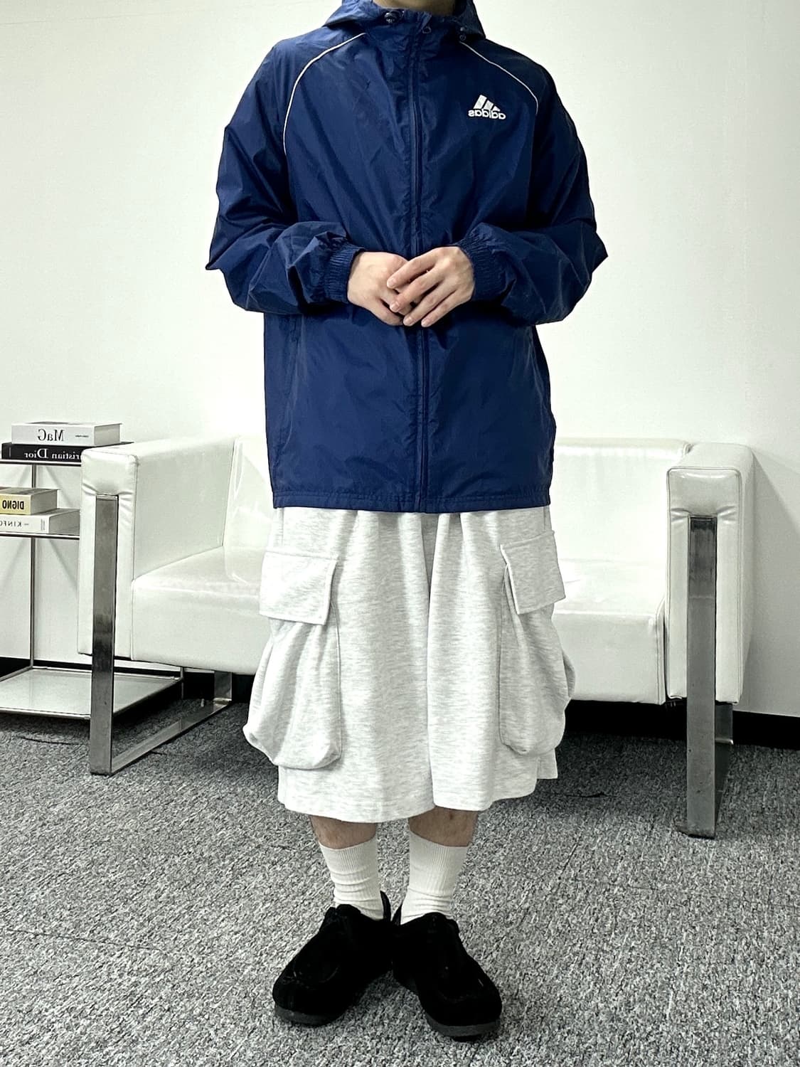 아디다스 00s 올드스쿨 바람막이 XL  상품이미지3