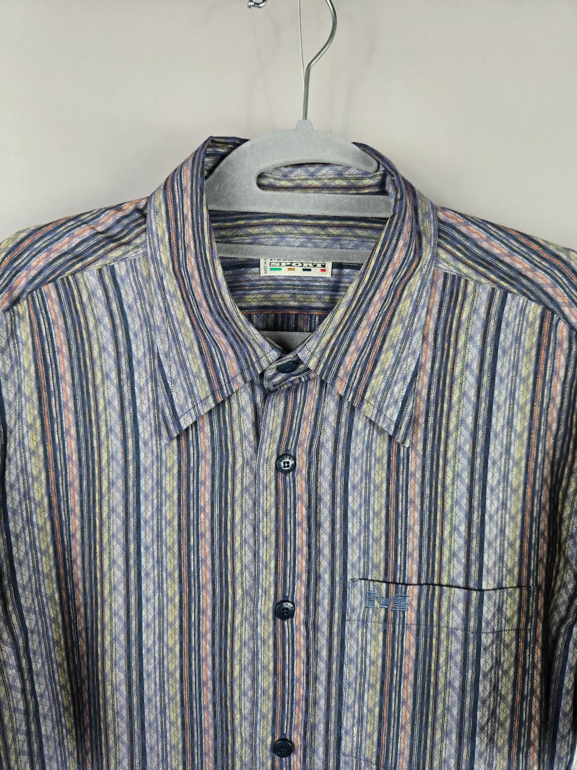 [무료배송]미쏘니 103-180 남성 린넨 마 혼방 반팔 셔츠 빈티지 상품이미지2