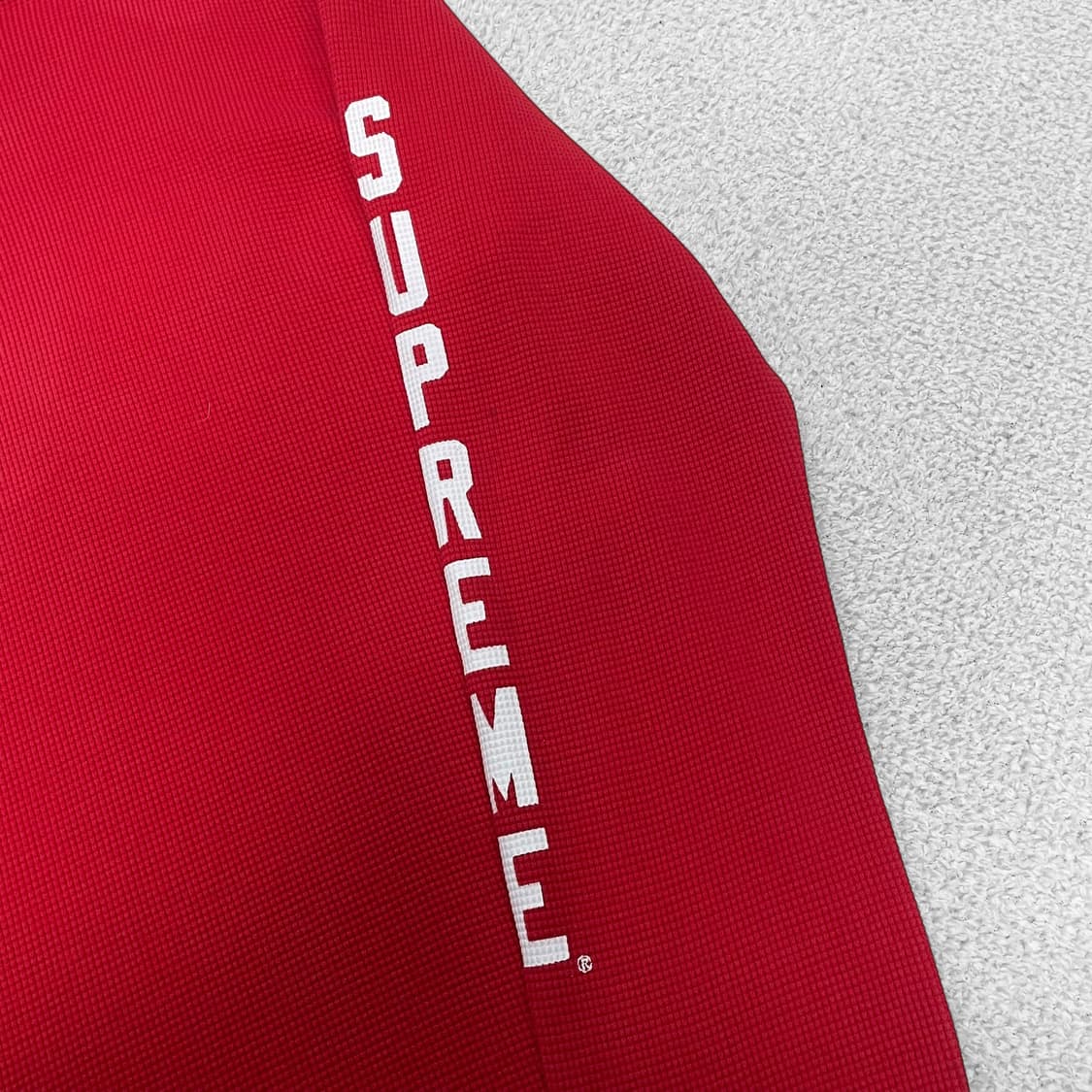 슈프림 Supreme 와플 써멀 후드티 레드 상품이미지4