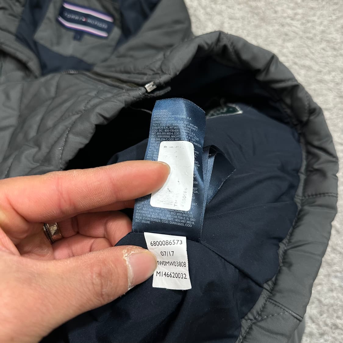 [100] 타미힐피거 퀼팅자켓 상품이미지4