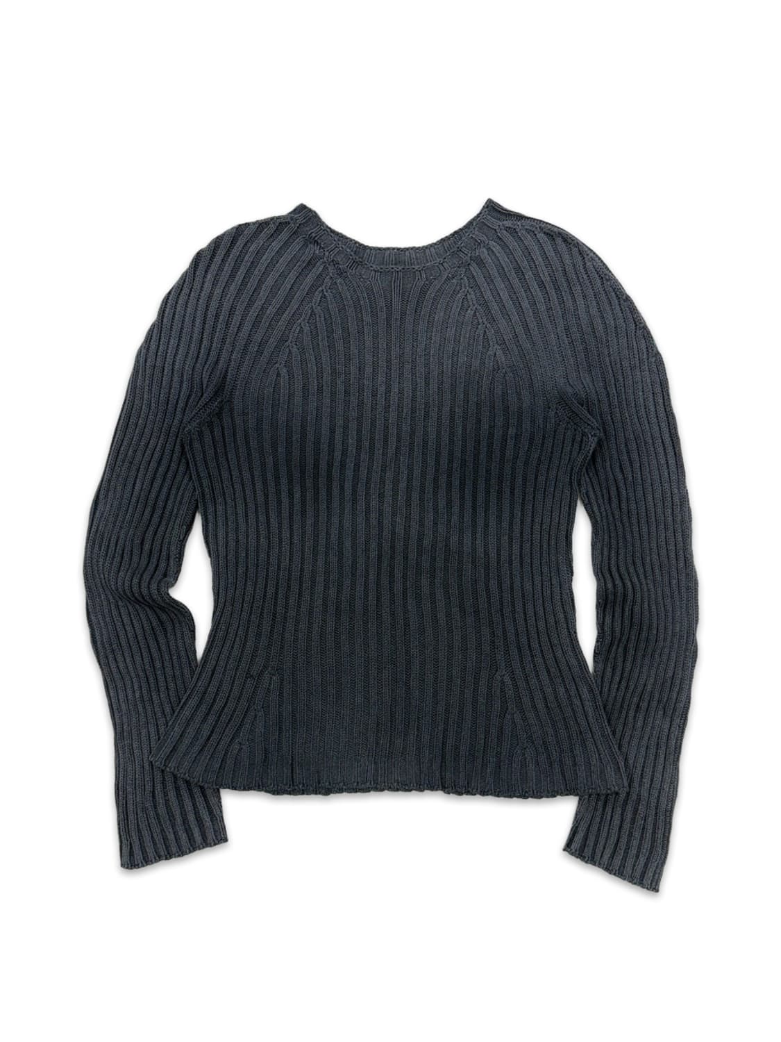 빈티지 네이비 나그랑 워싱 니트 상품이미지1