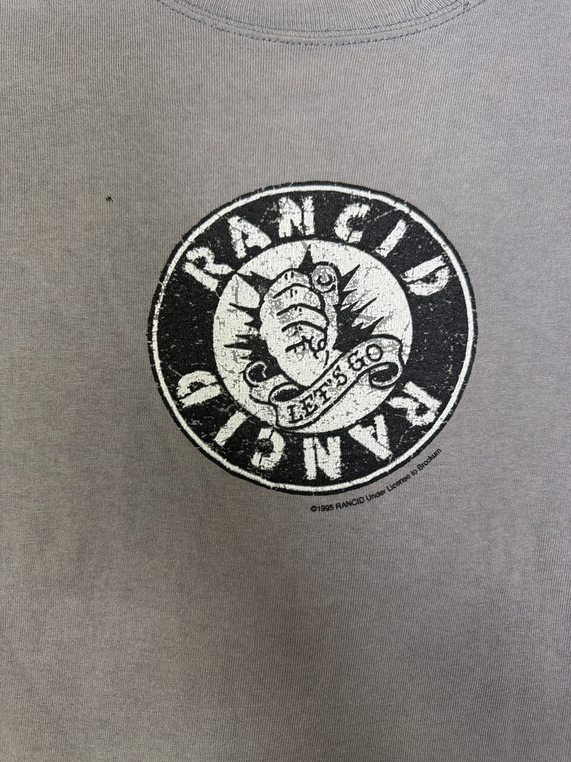 빈티지 90s 랜시드 RANCID LETs GO 밴드 티셔츠 L 상품이미지2