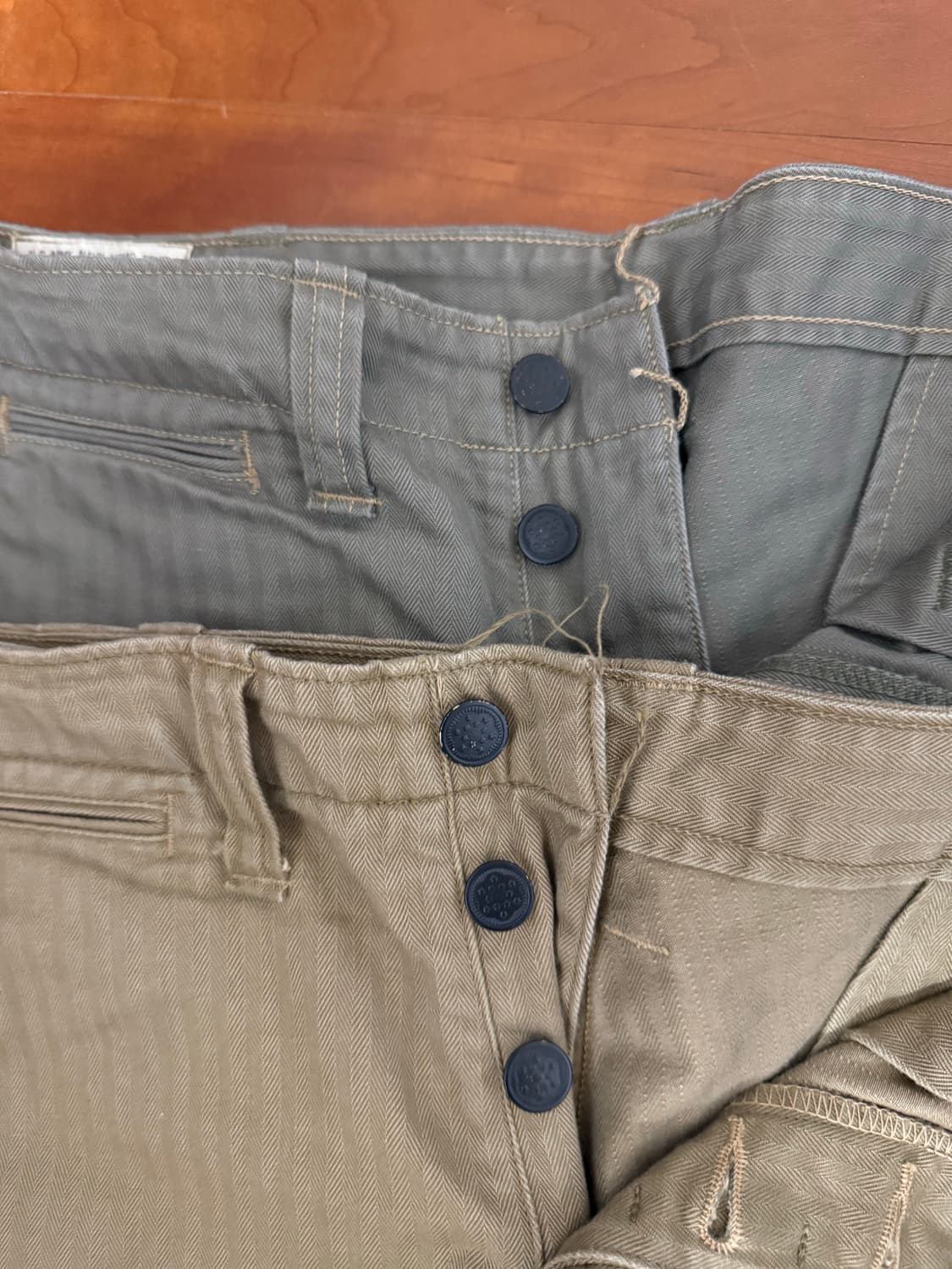 프리휠러스 m1942 CUT-LENGTH TROUSERS 올리브 상품이미지3