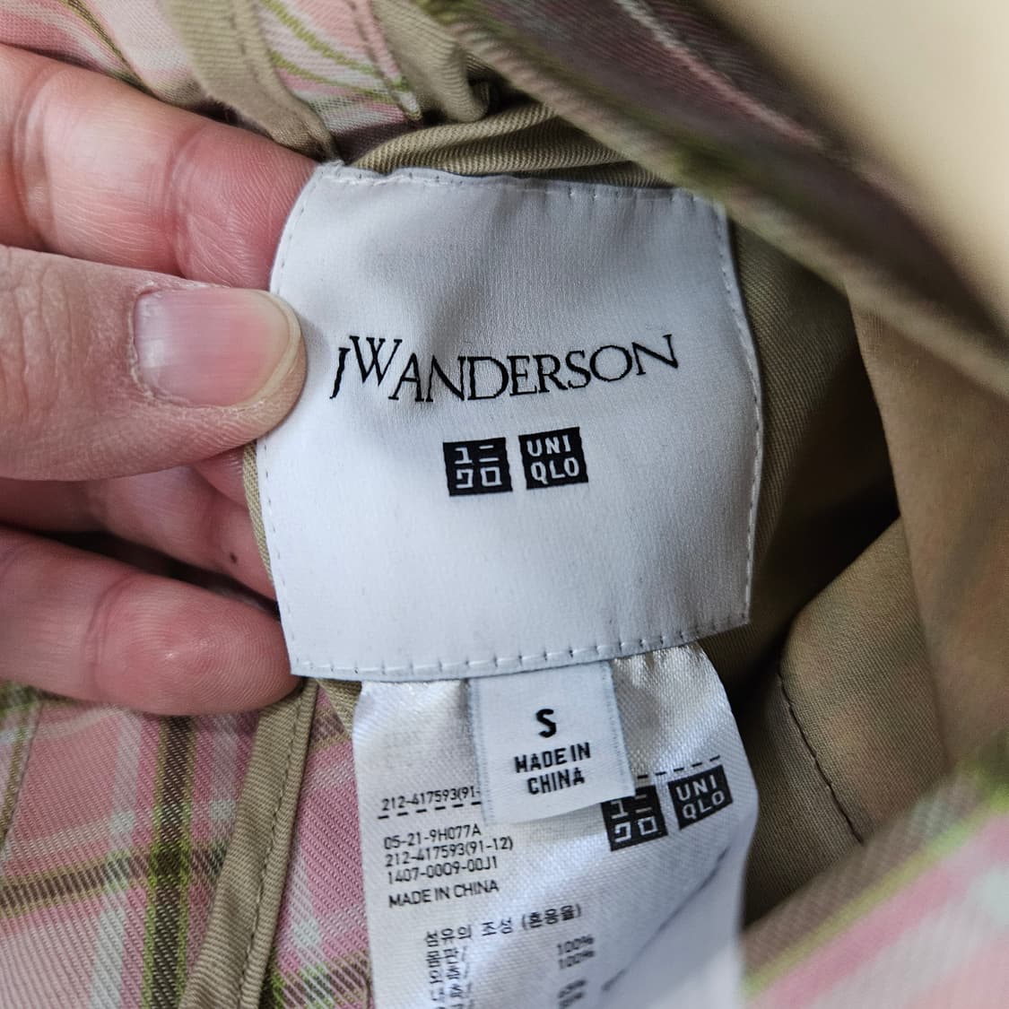 [S] 유니클로 JW앤더슨 콜라보 여성 리버시블 트렌치코트 0114YH1 상품이미지5