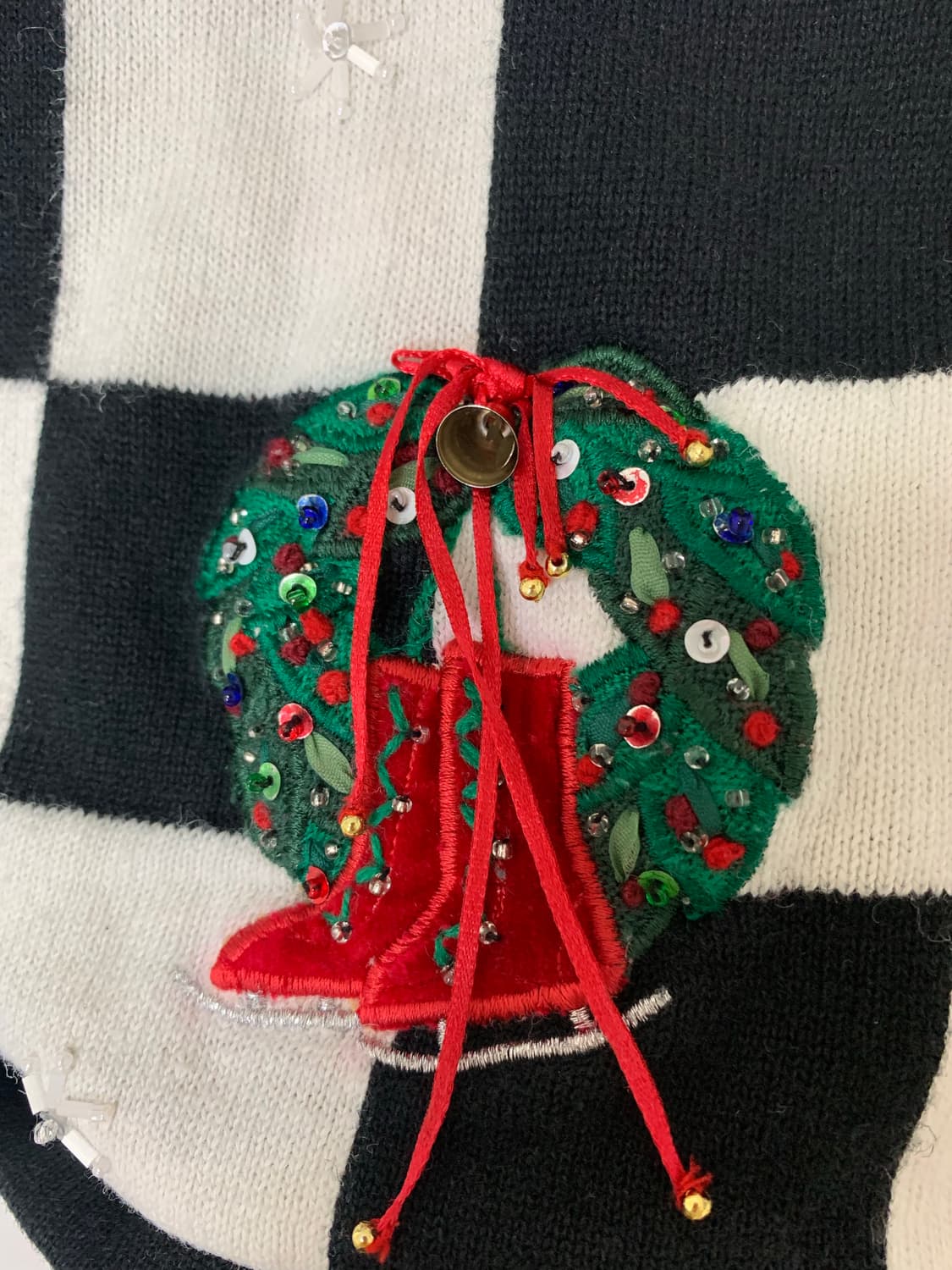 마리사 크리스티나 격자 무늬 가디건 상품이미지5