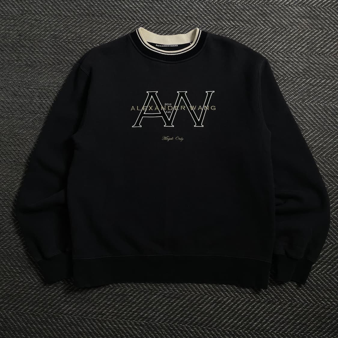 알렉산더 왕 빅로고 크루넥 스웻 셔츠o 4377 상품이미지1