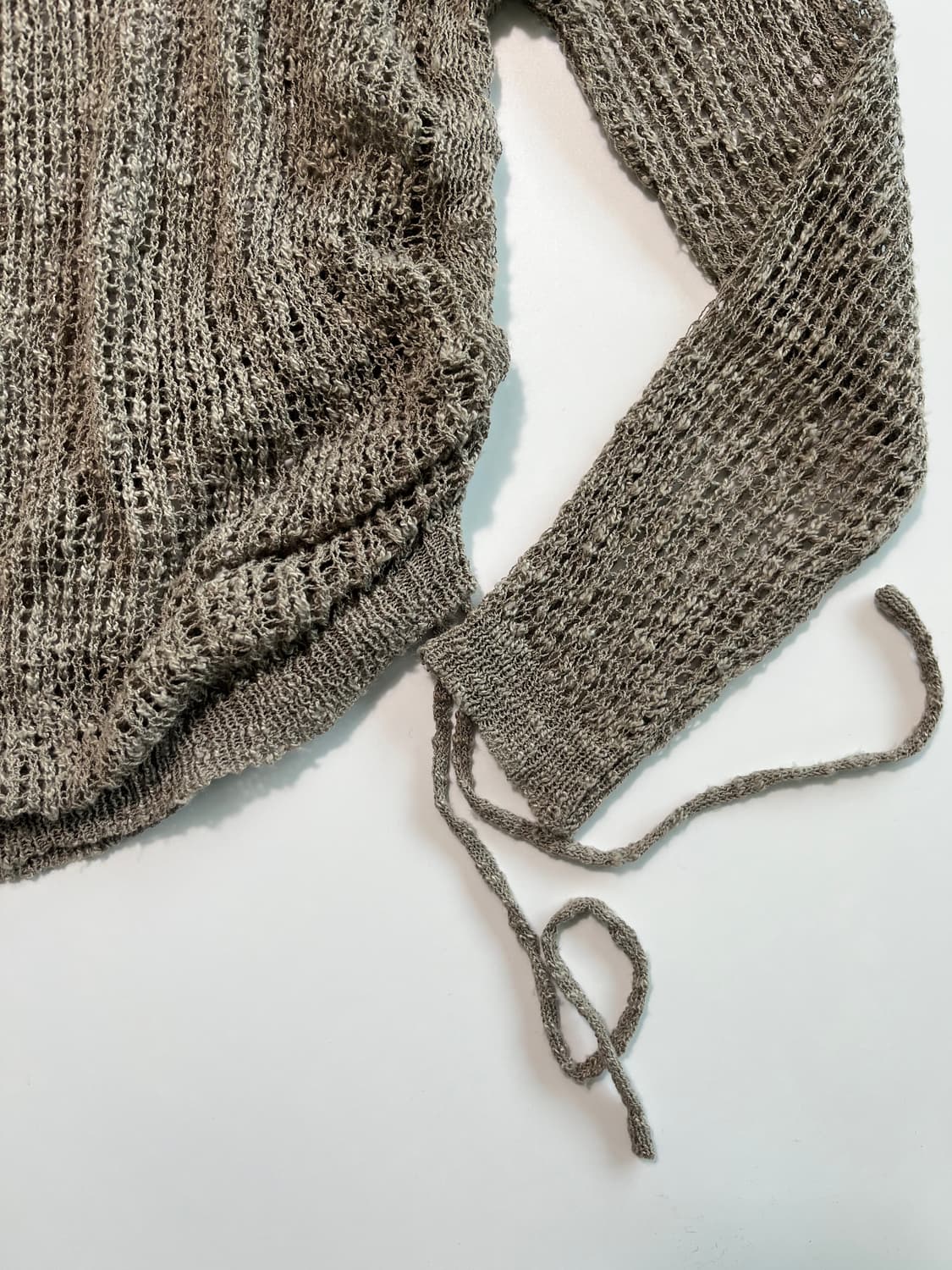 스트링 디테일 레이어링 니트 상품이미지9