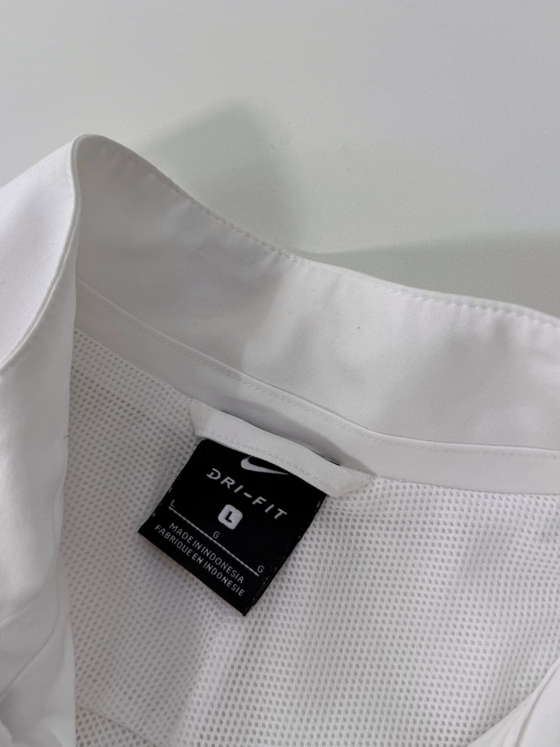 나이키 루즈핏 미니멀 화이트 스우시 트랙 바람막이 자켓  상품이미지5