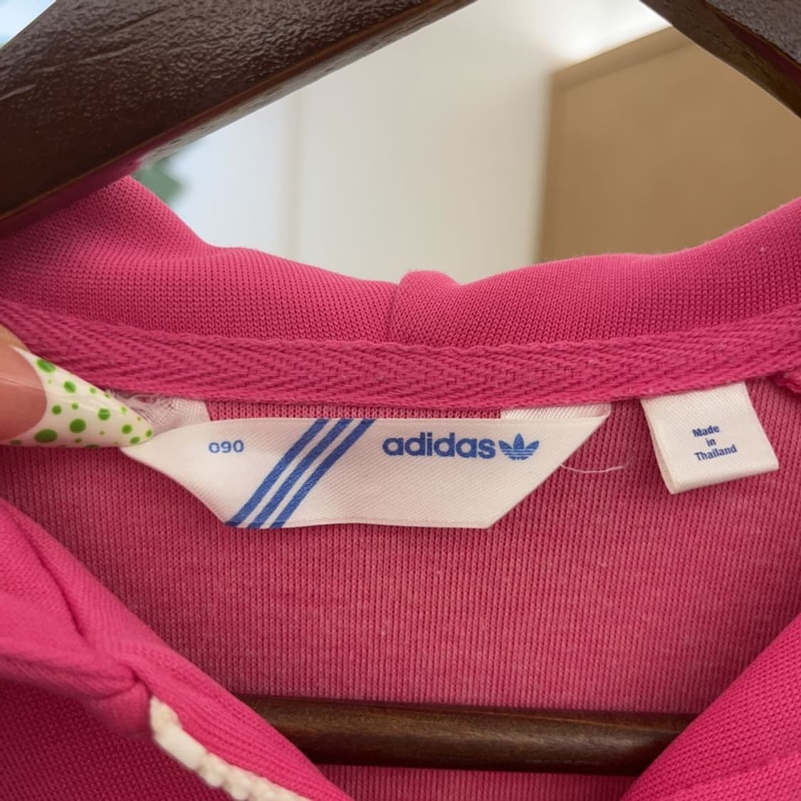 아디다스 Y2K 레트로 00's 핫핑크 플락 후드 져지 90 C09207 상품이미지5