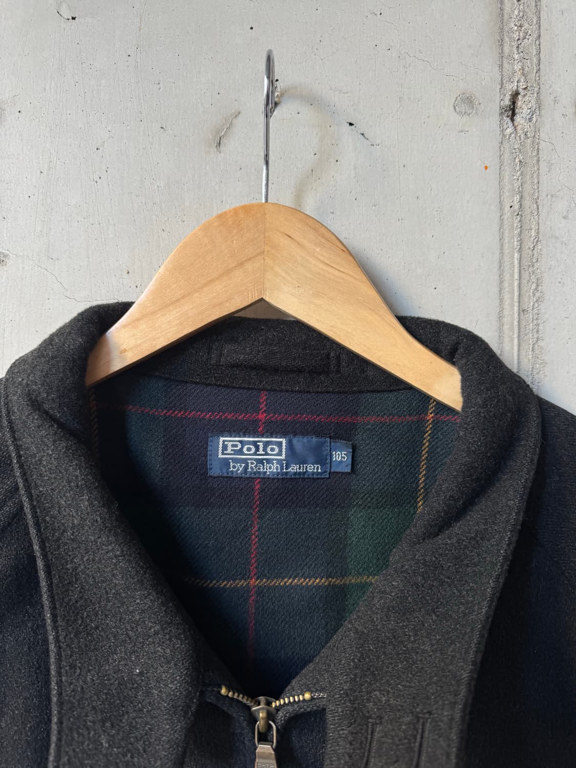 90s 폴로 랄프로렌 울 해링턴 자켓 상품이미지4