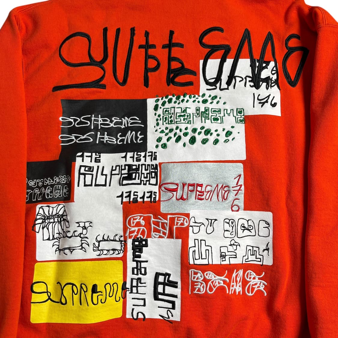 Supreme 슈프림 176 후드집업 오렌지 상품이미지5