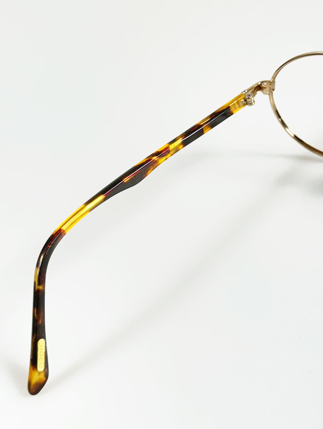 90s CECIL 골드 슬림 오벌 프레임 빈티지 안경 상품이미지7