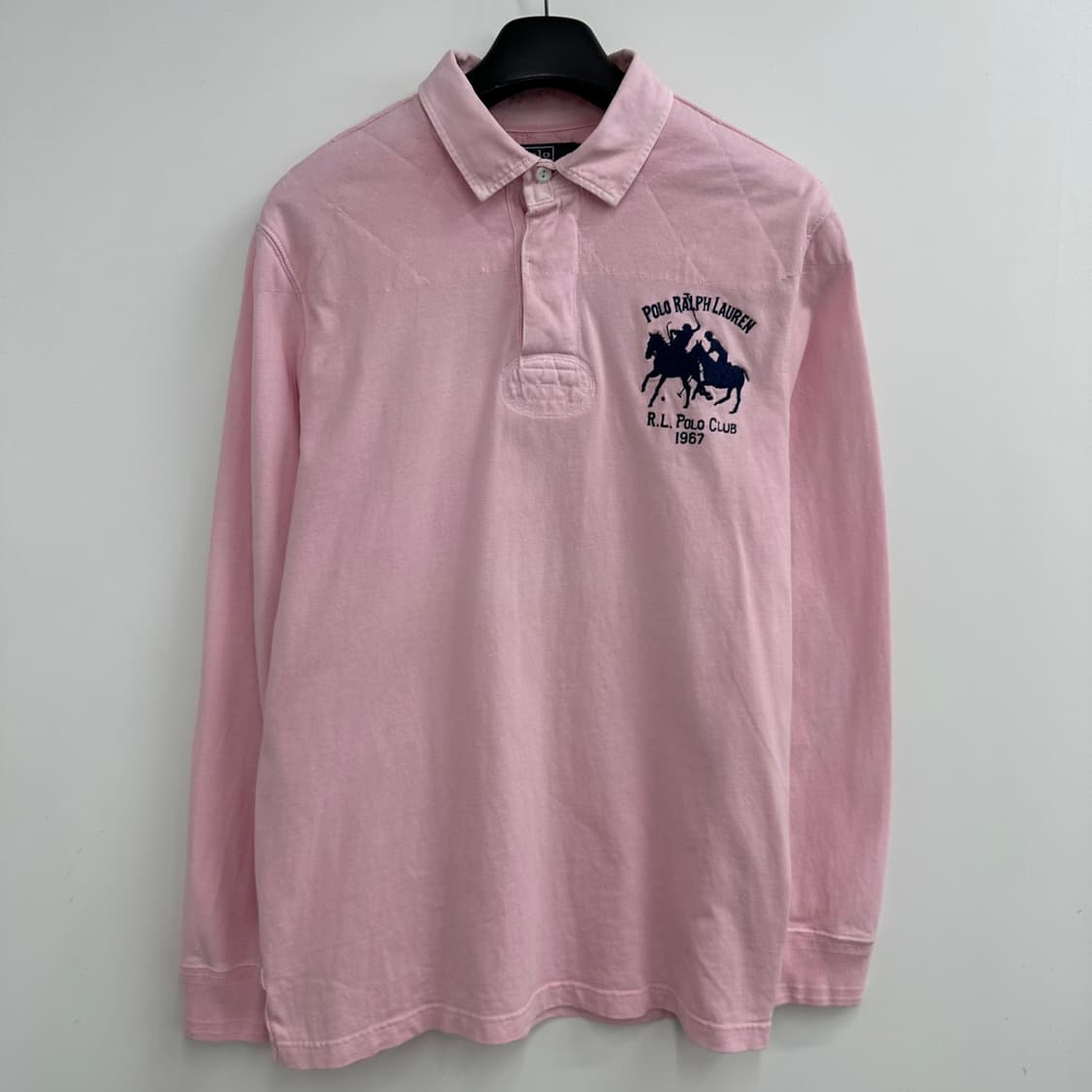 105 폴로 랄프로렌 빅포니 남자 럭비 긴팔 카라티 상품이미지1