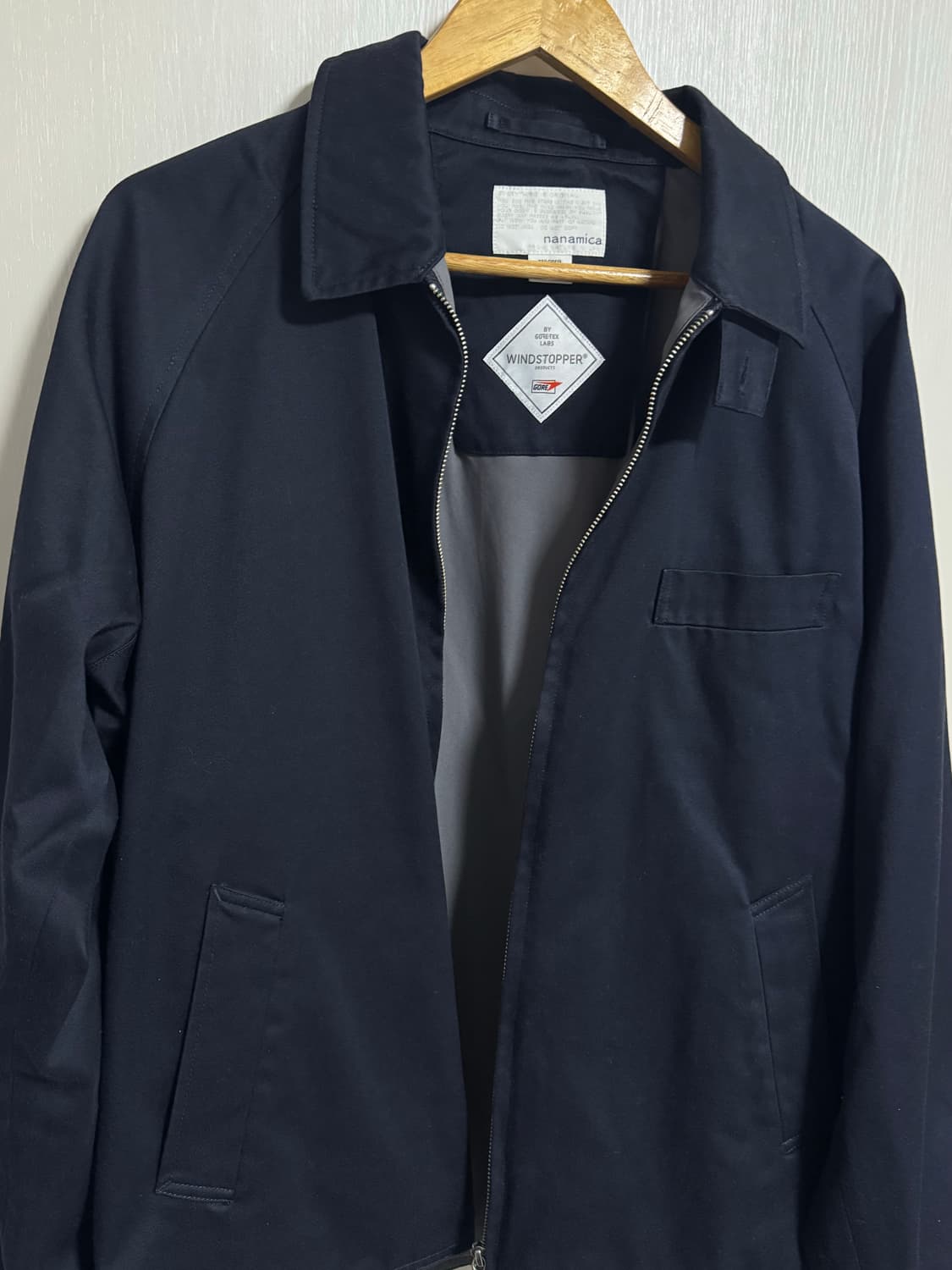 나나미카 고어텍스 인피니움 치노 크루 자켓 네이비 M 상품이미지2