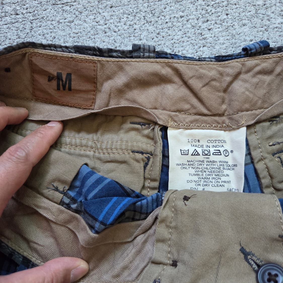 Gap 빈티지 체크 하프 팬츠 32 상품이미지3