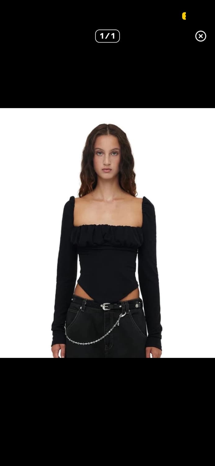 세릭 cerric SHIRRING SQUARE TOP  상품이미지1
