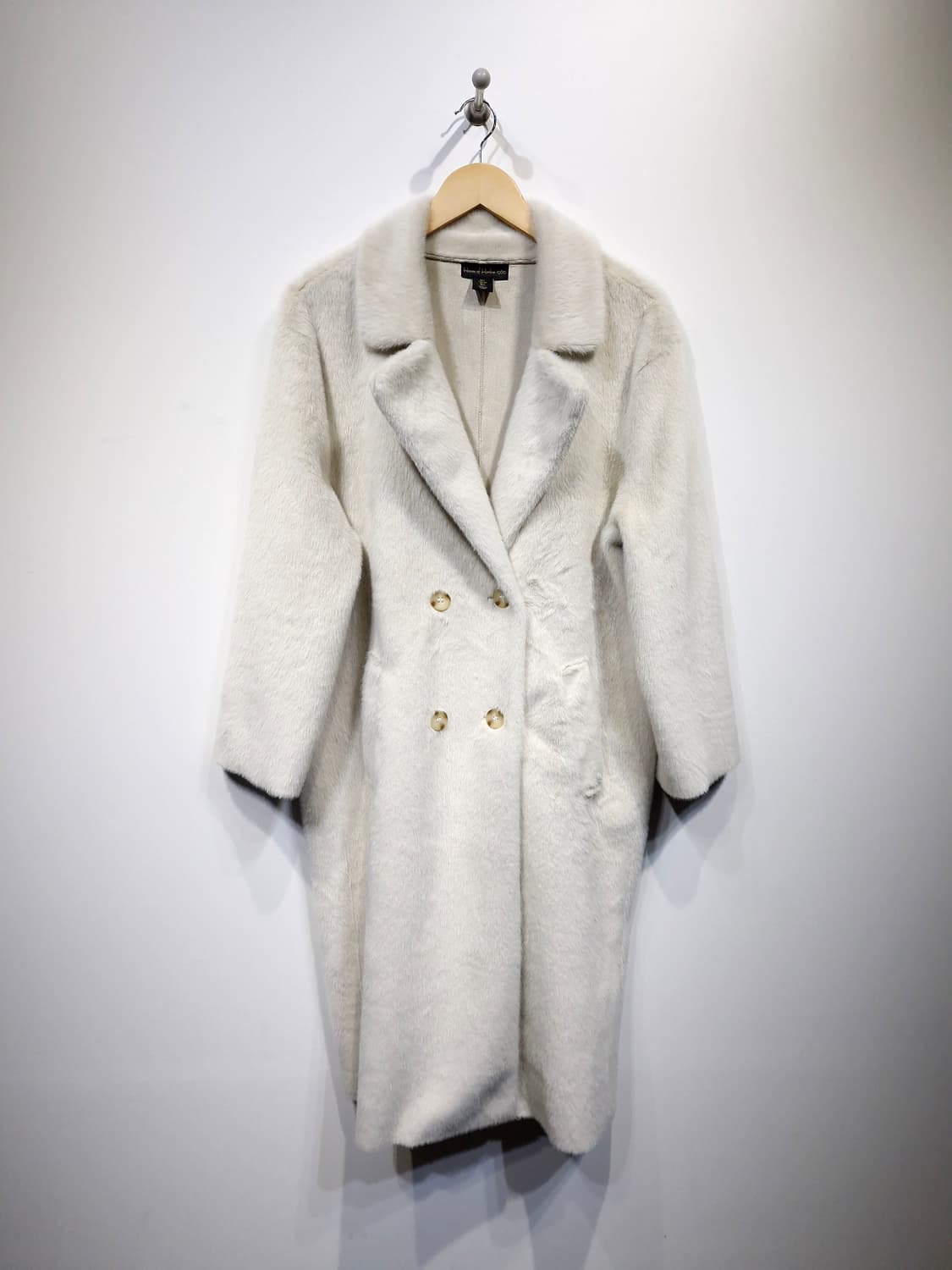 House of Harlow 1960 페이크퍼 코트 아이보리 상품이미지3