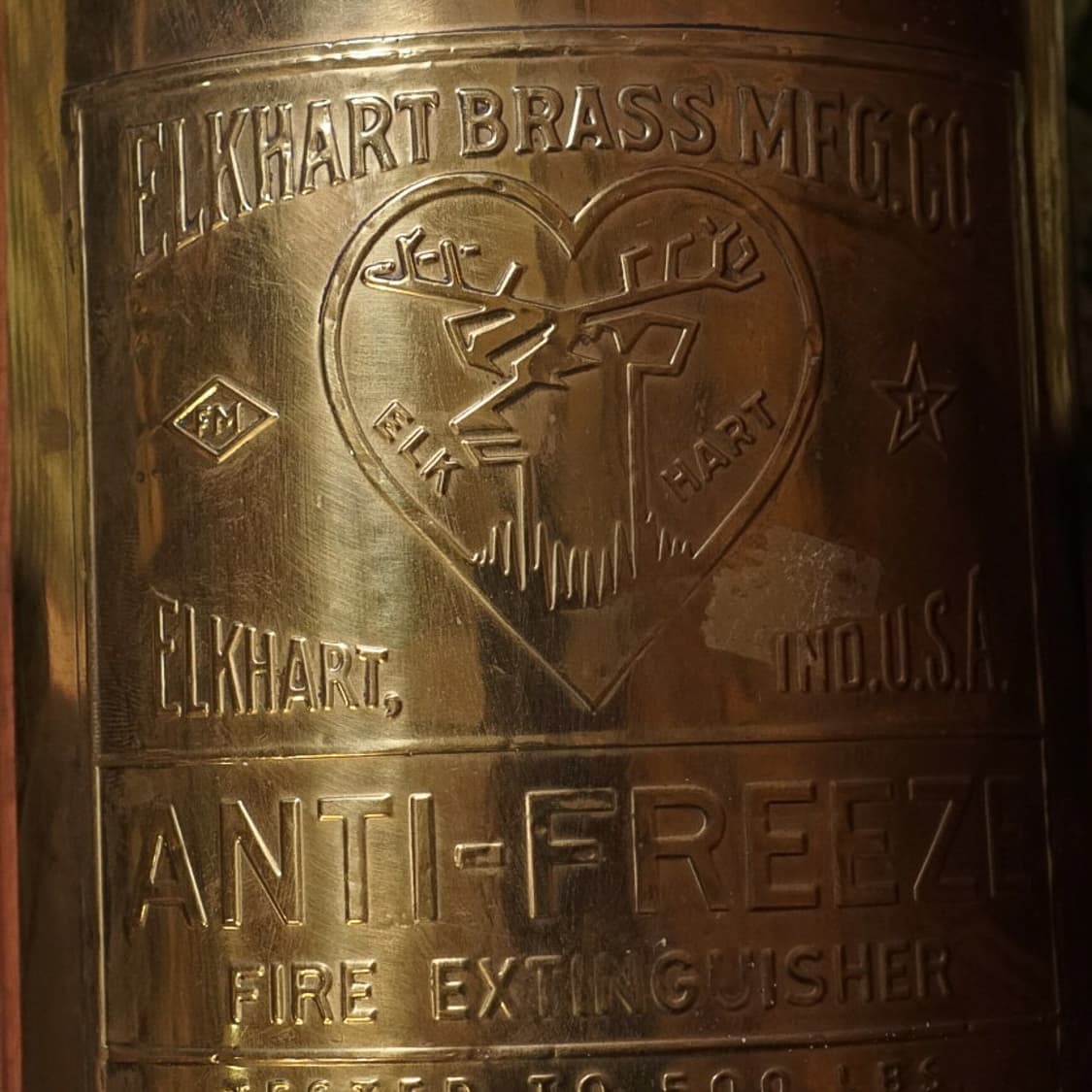 1950년 USA 황동 부동액 소화기 상품이미지8