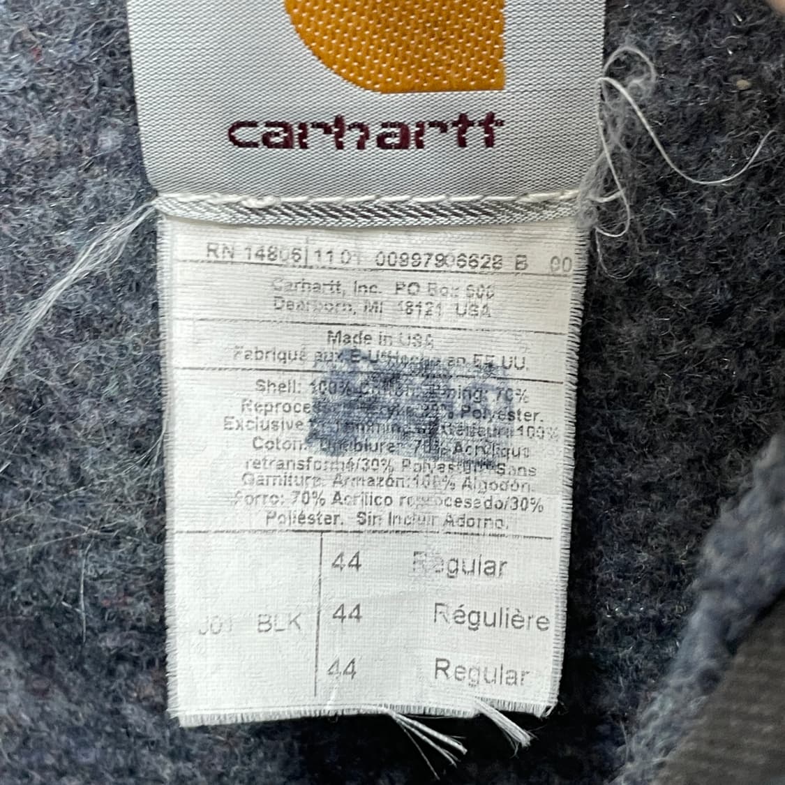 칼하트 워크 자켓 스튜어드 Carpenter 패치 44 상품이미지4