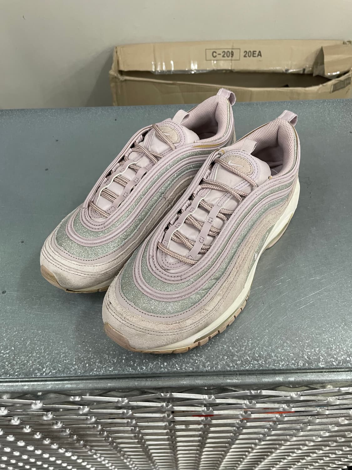 나이키 에어맥스 97 벨벳 파티클 로즈 260 상품이미지2