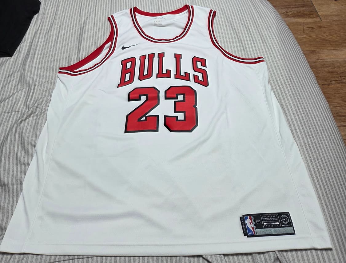 나이키 시카고불스 마이클조던 스윙맨져지 23번 소장용 3XL 화이트한정판 상품이미지1