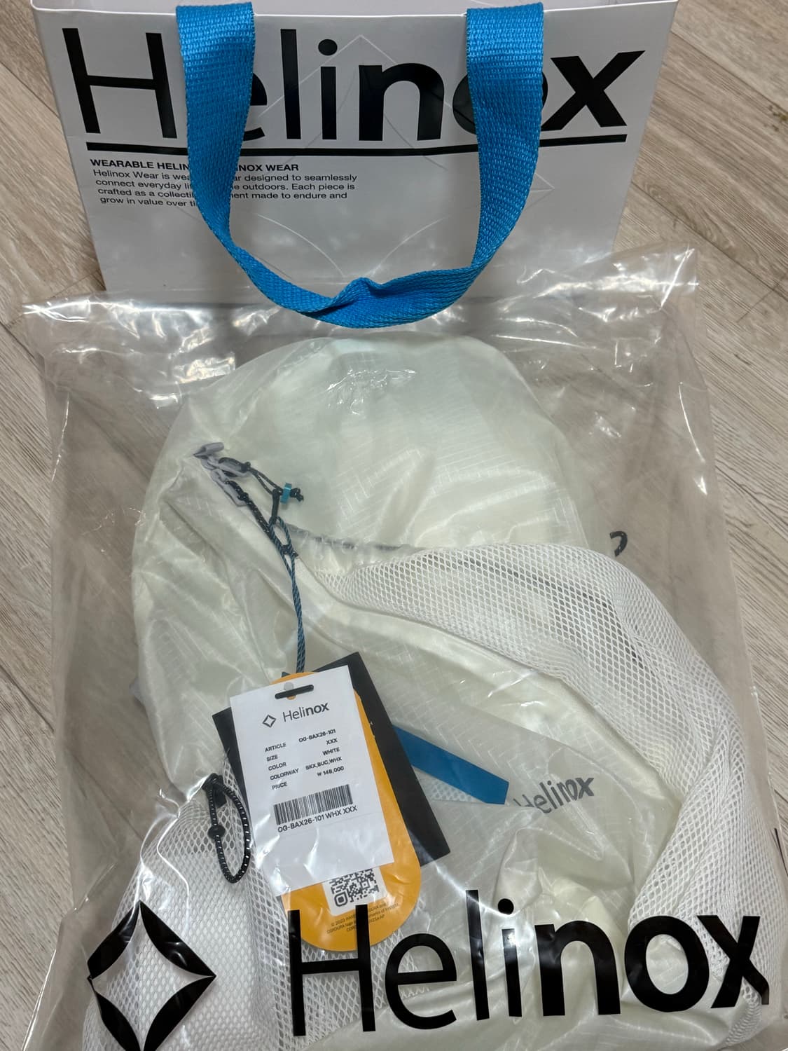 헬리녹스 웨어 백팩 15L 화이트 새상품 상품이미지1