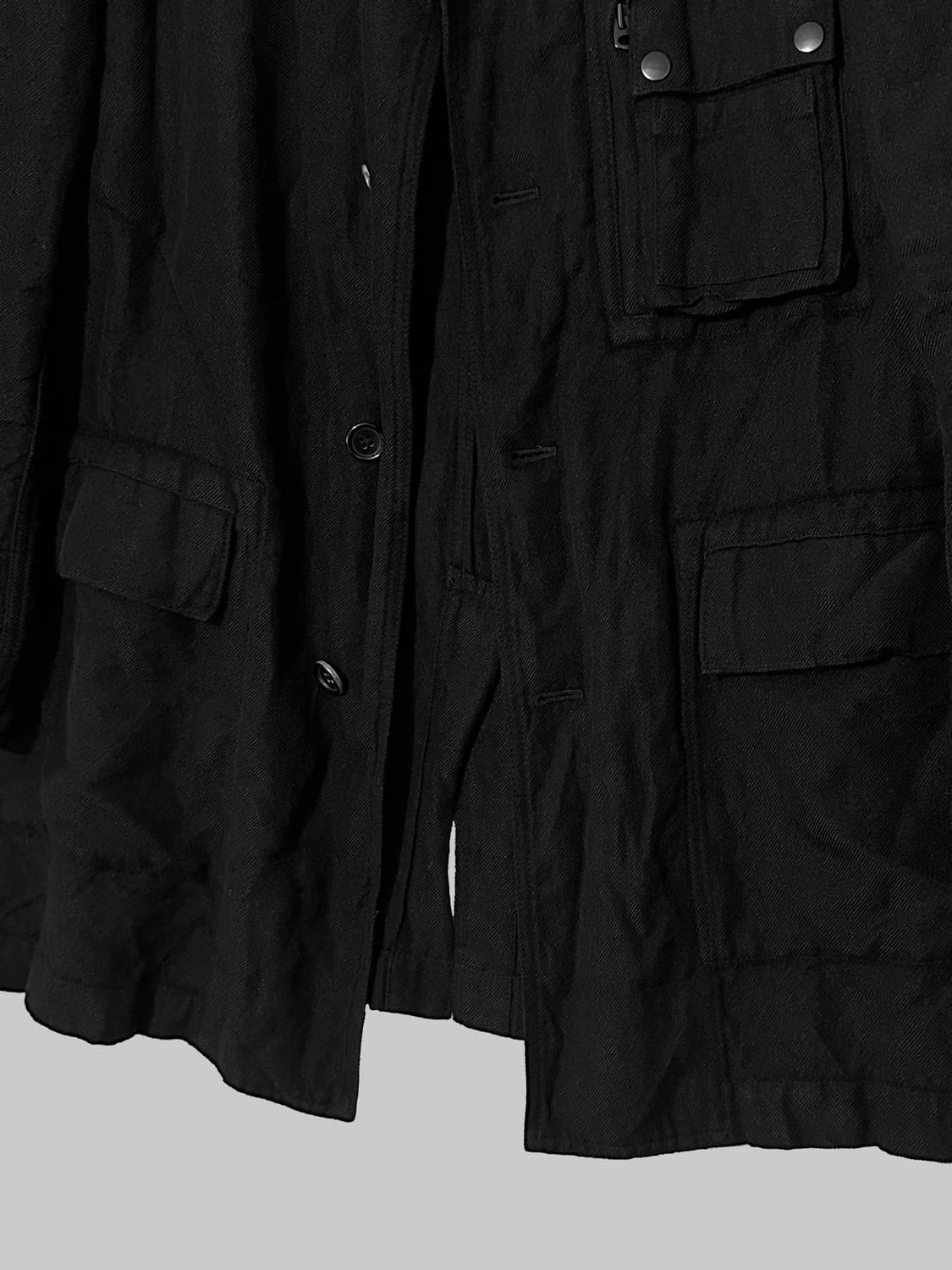 꼼데가르송 옴므 축융 울 워크 코트 상품이미지4