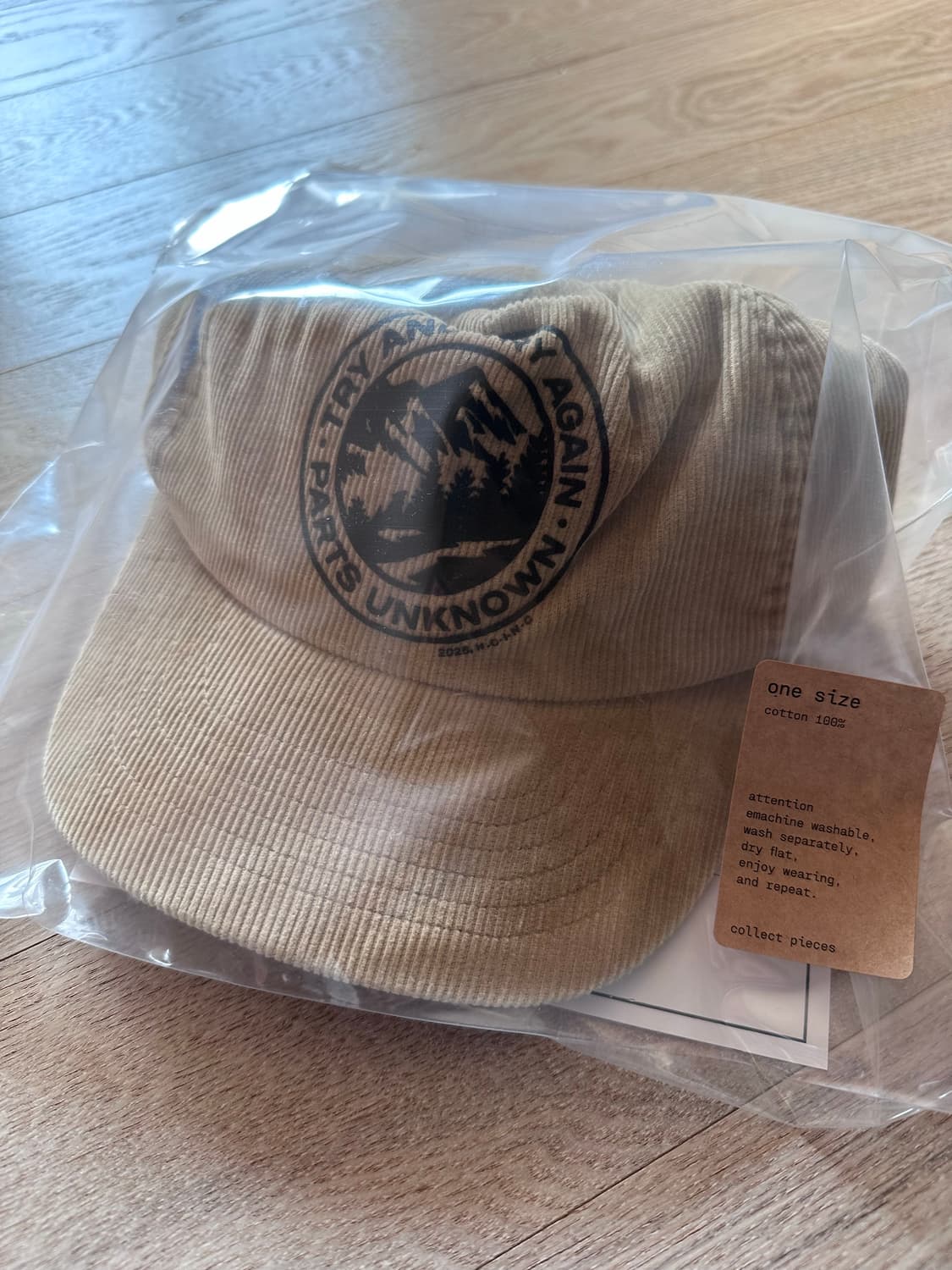 컬렉트피시스 볼캡 캡 모자 TATA CORDUROY CAP 베이지 상품이미지3