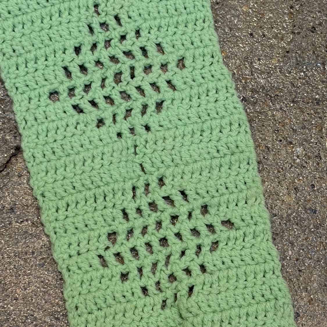 미국 빈티지 니트 손뜨게 머플러 목도리 상품이미지4