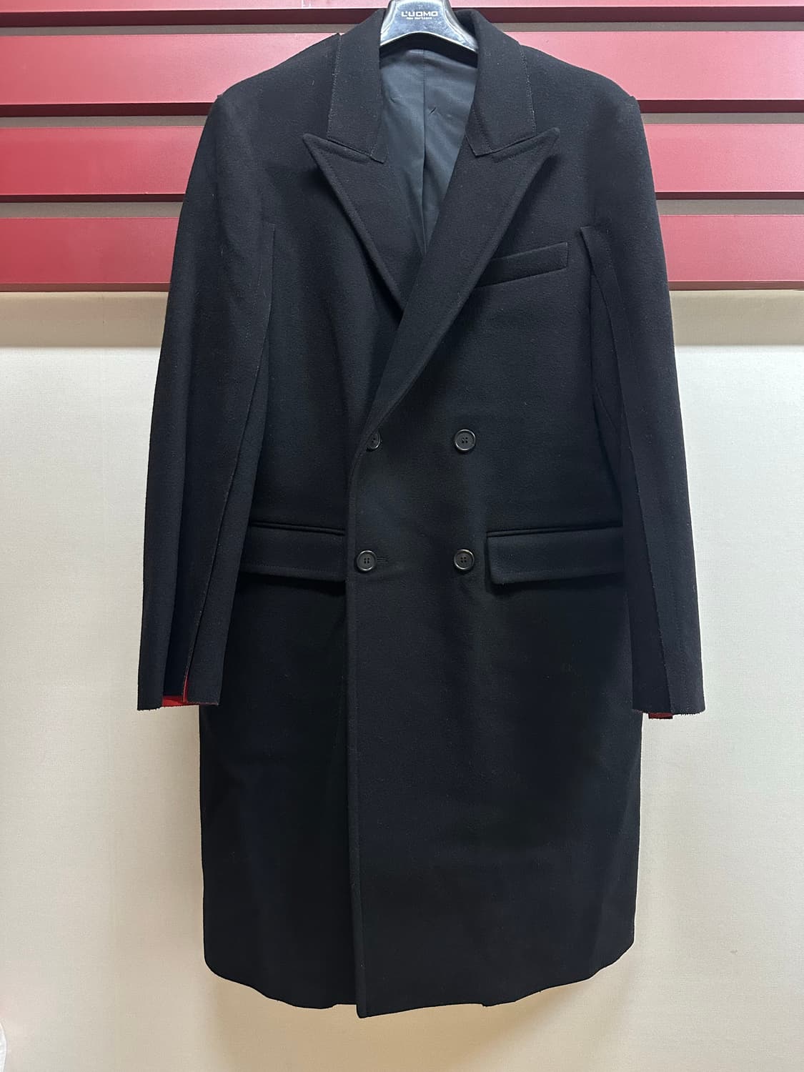 MARNI (마르니) 블랙 롱 울코트 48 사이즈 상품이미지1