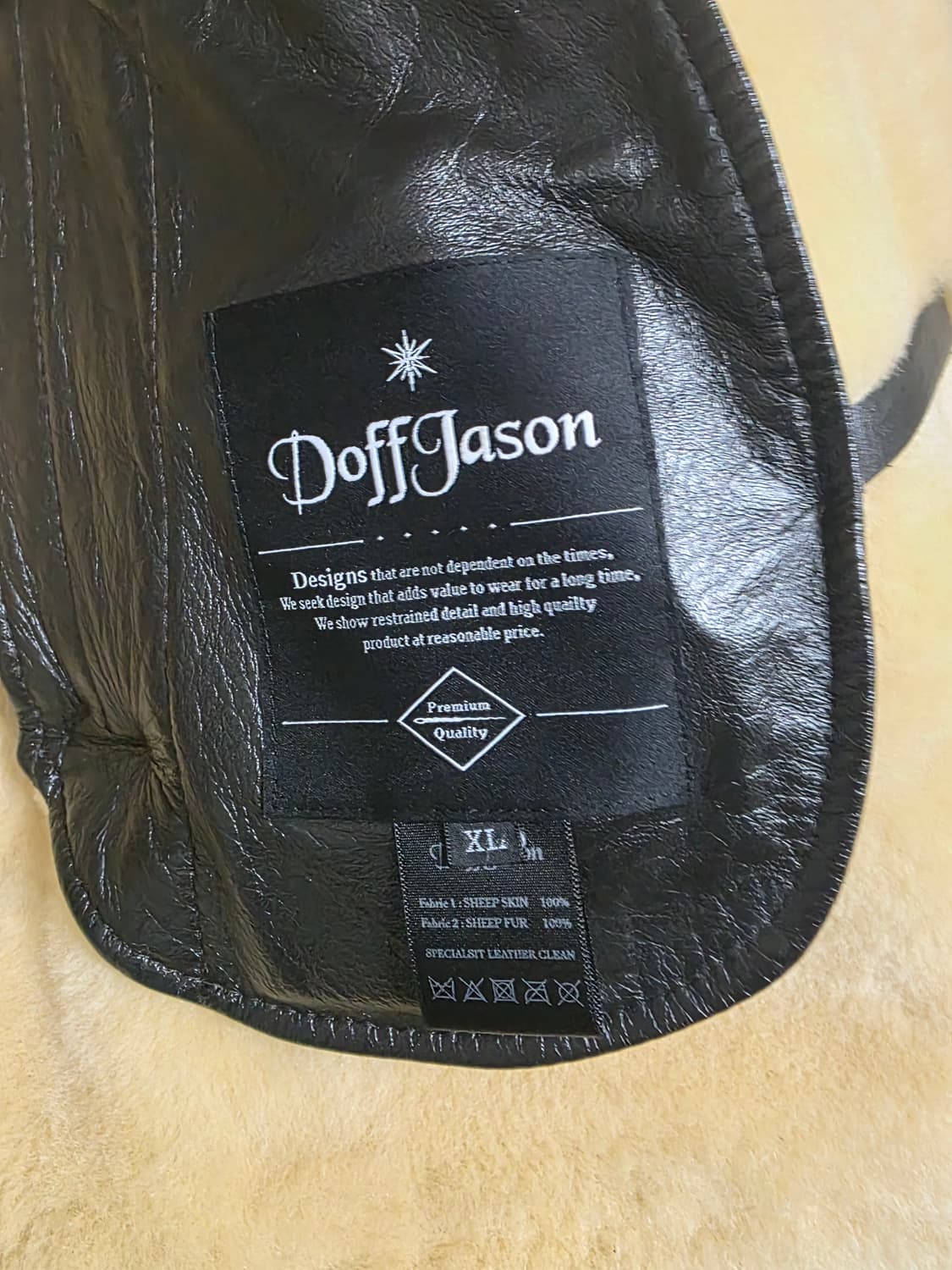 도프제이슨 오버사이즈 리얼무스탕 XL 상품이미지4