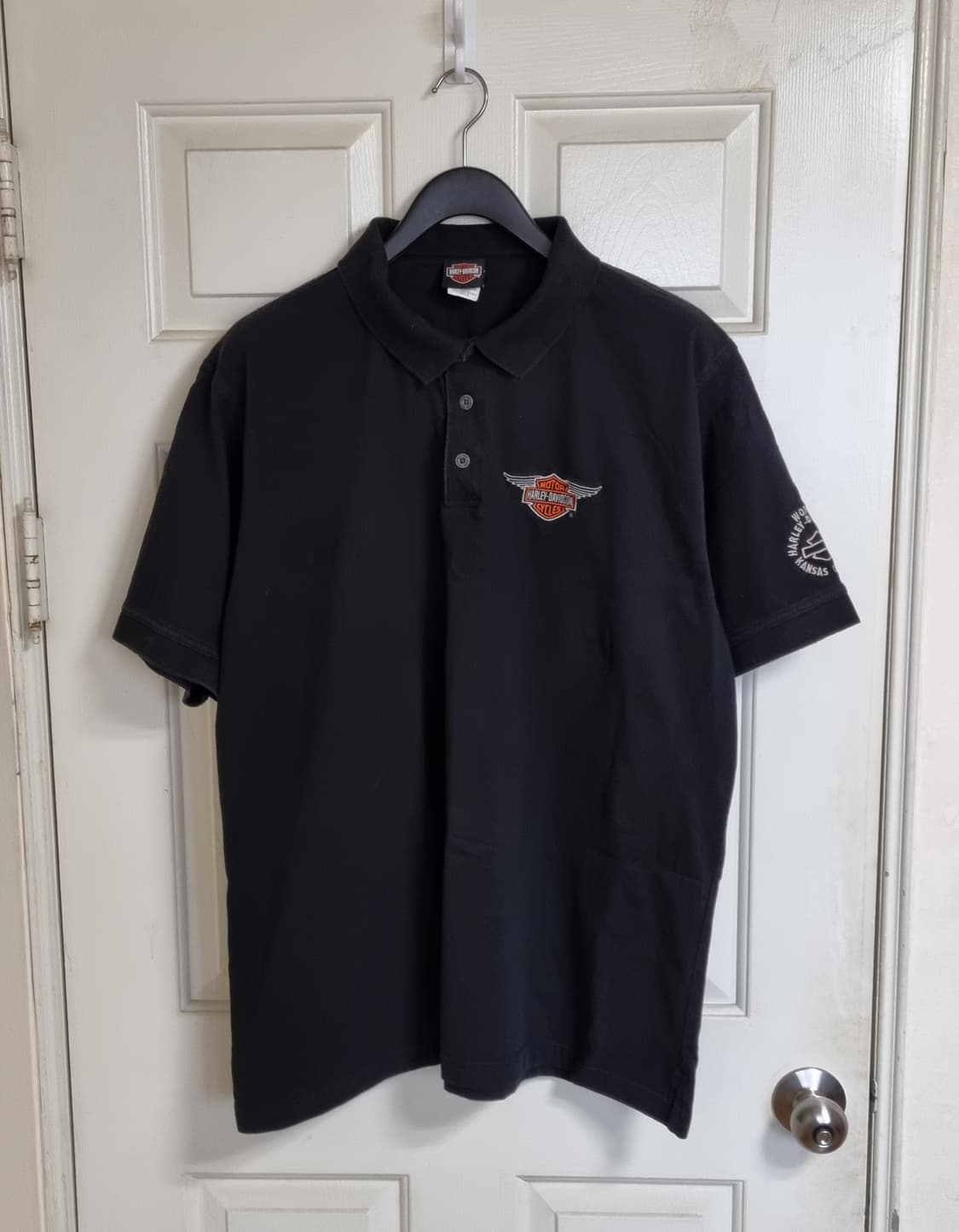 Vintage Harley Davidson Polo Shirt 상품이미지2