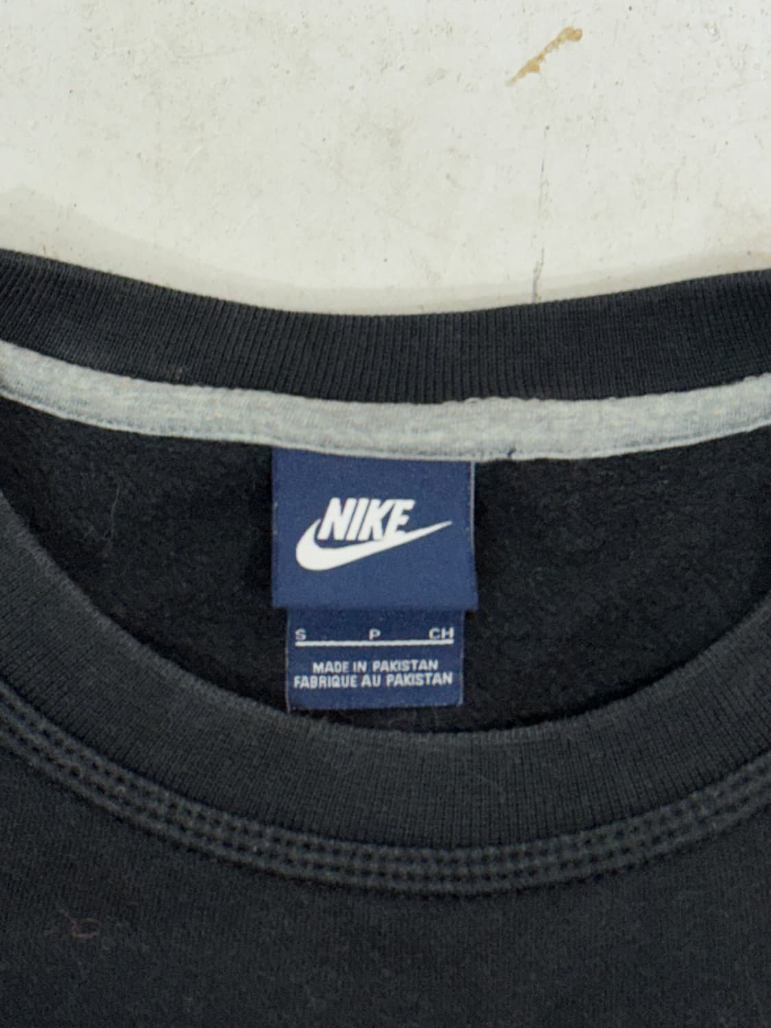 나이키 블랙 스우시 맨투맨 스웻 셔츠 S 상품이미지7
